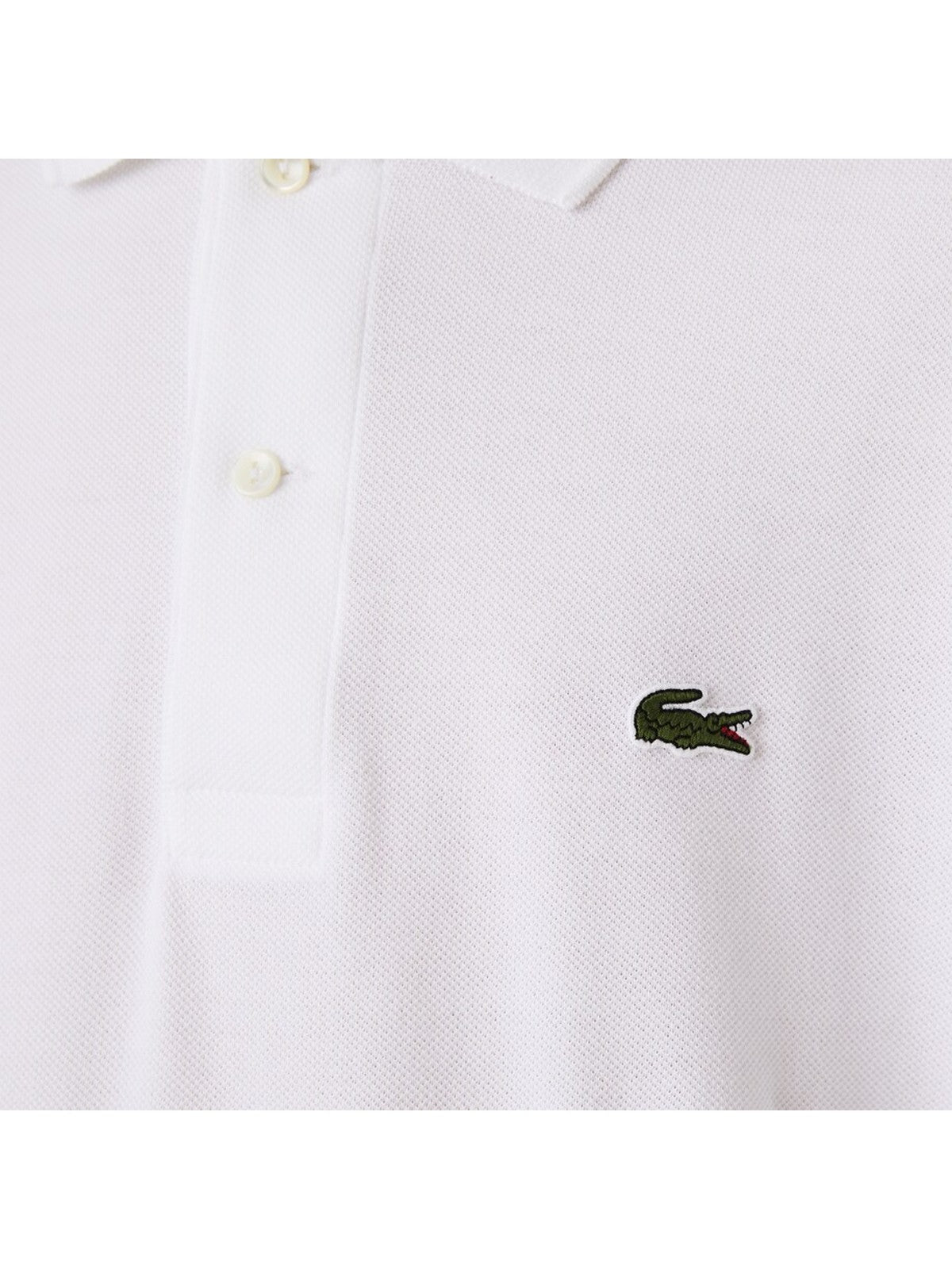 T-shirty Lacoste i słup męski L1312 001 White