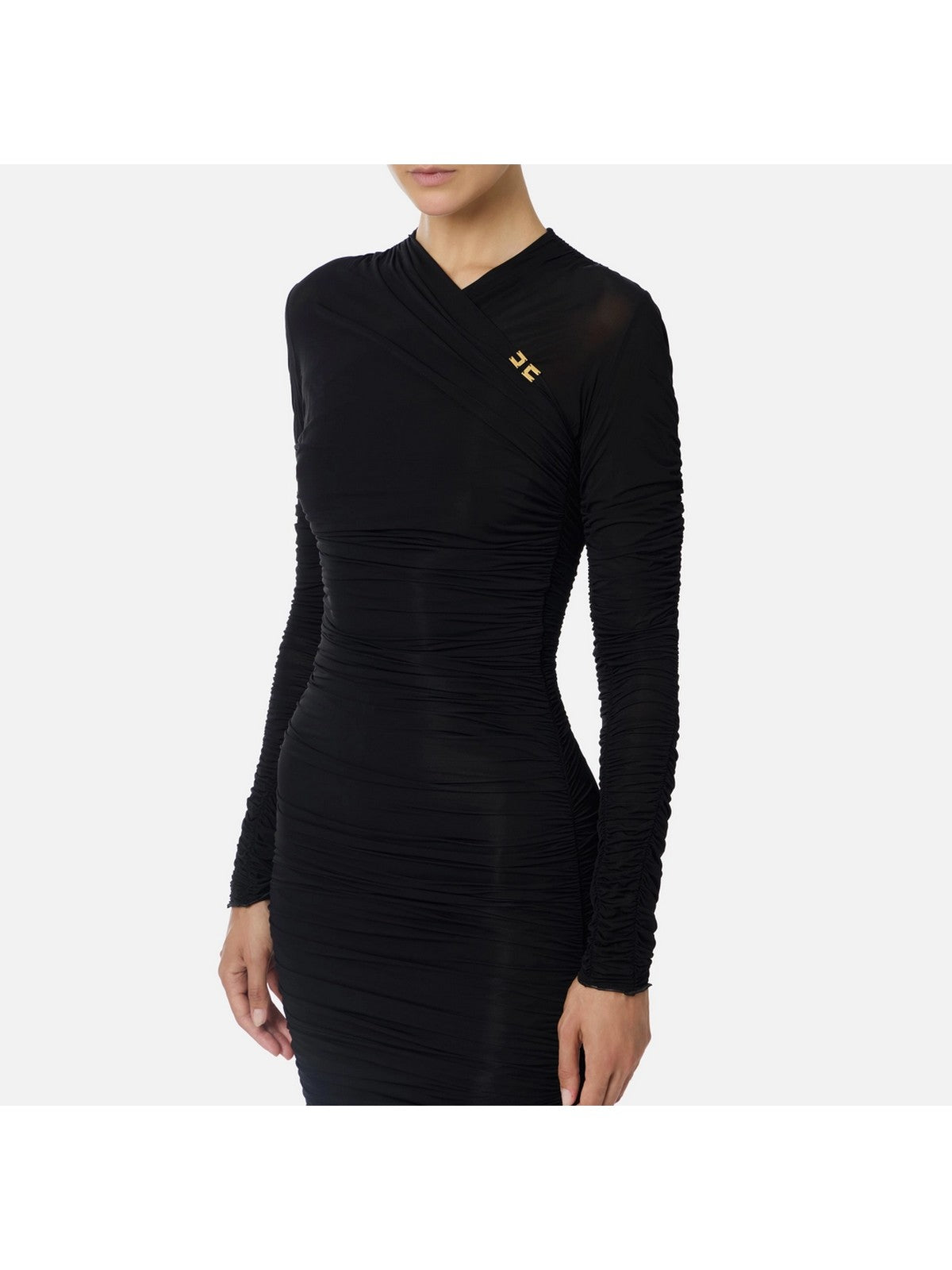 ELISABETTA FRANCHI Abito Donna  AB88857E2 110 Nero gioboutiqueweb
