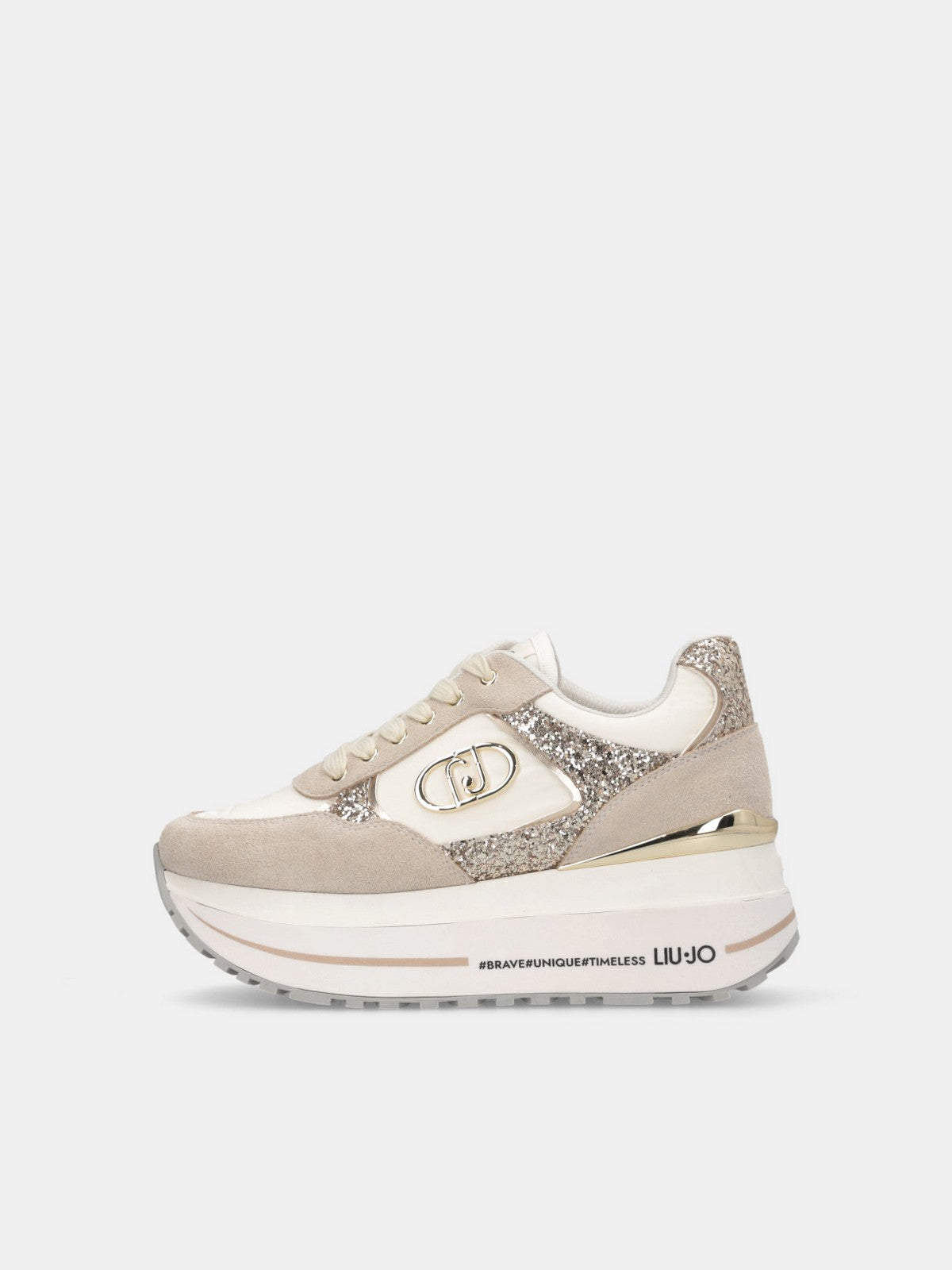 LIU JO Sneaker Donna LIU JO MAXI WONDER PLUS 01 BF5011PX078 S3834 ROPE/MILK