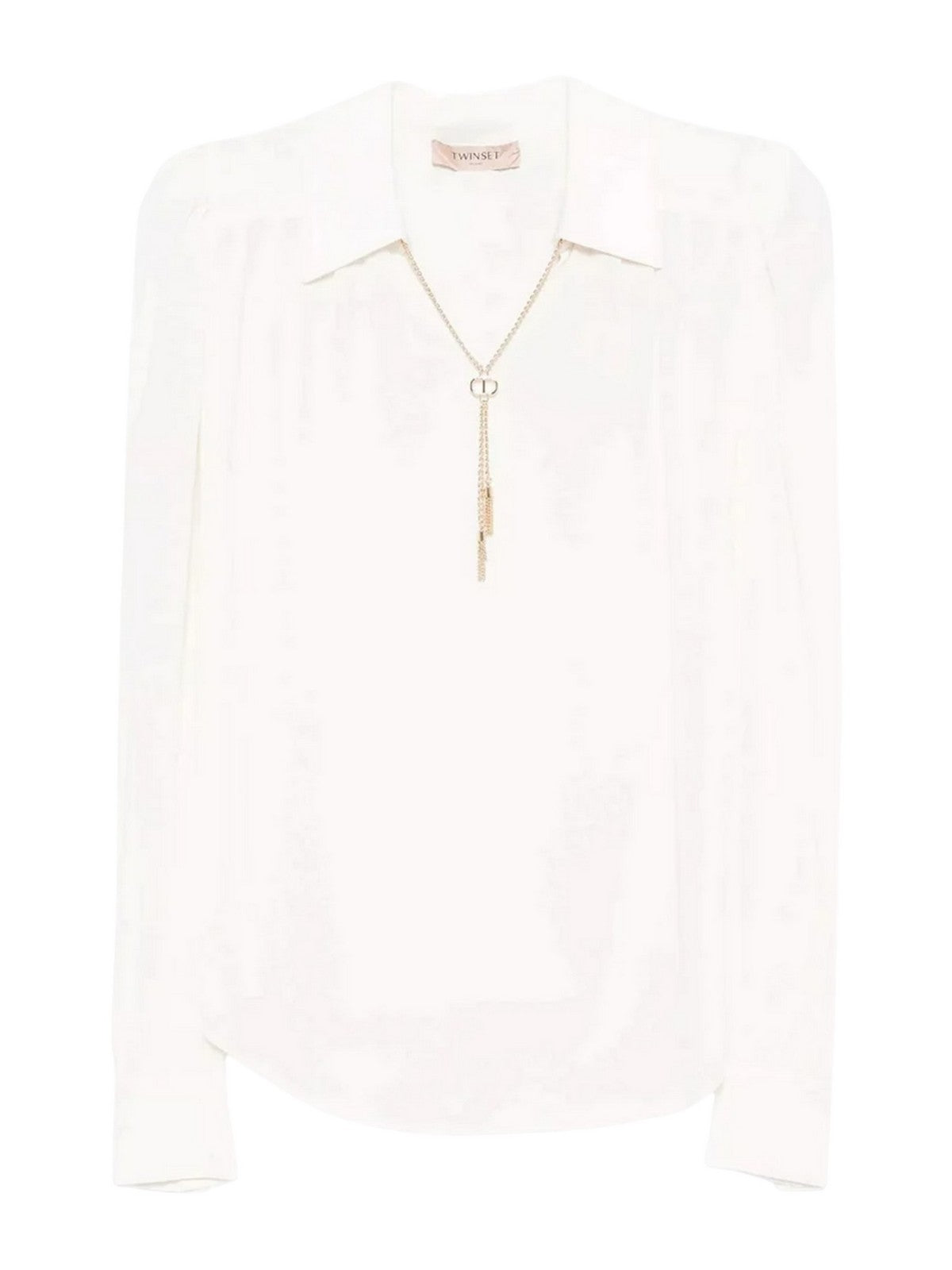 TWINSET Blusa Donna CREPE DE CHINE WITH METAL DETAILS 252TP2291 00381 GIGLIO