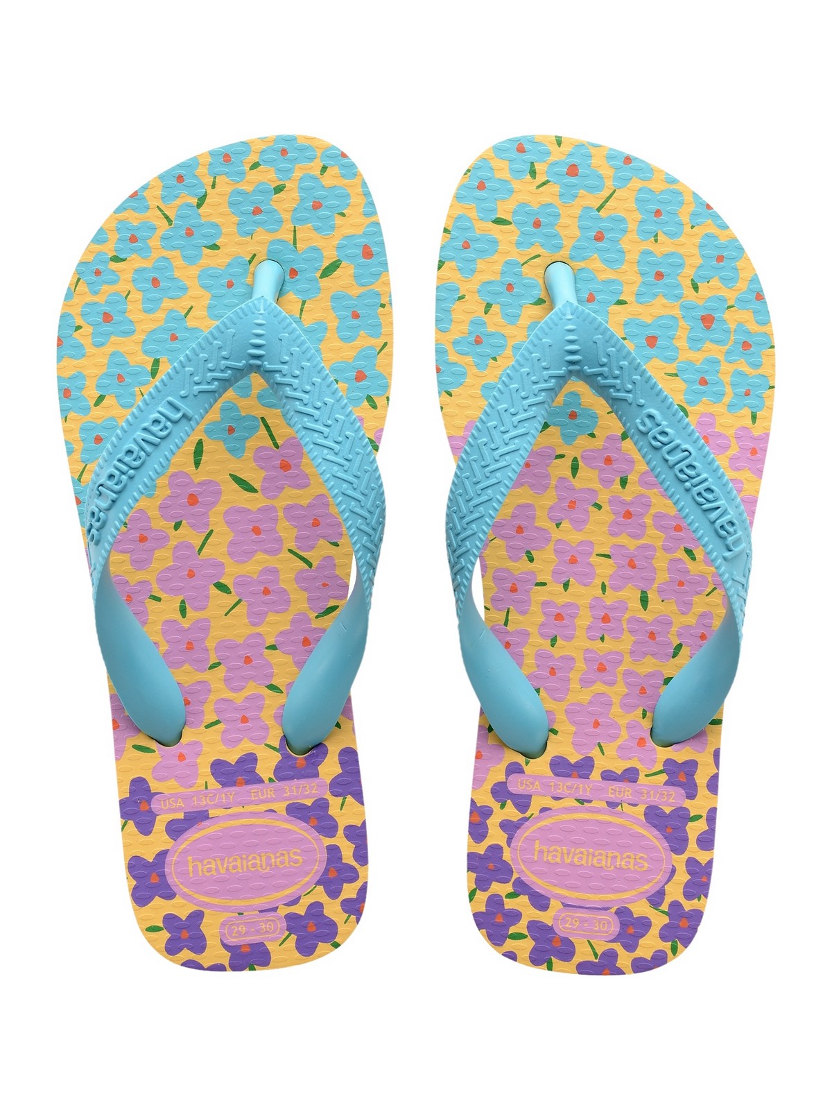 HAVAIANAS Infradito Bambine e ragazze Hav. Kids Flores 4000052.6161 Giallo