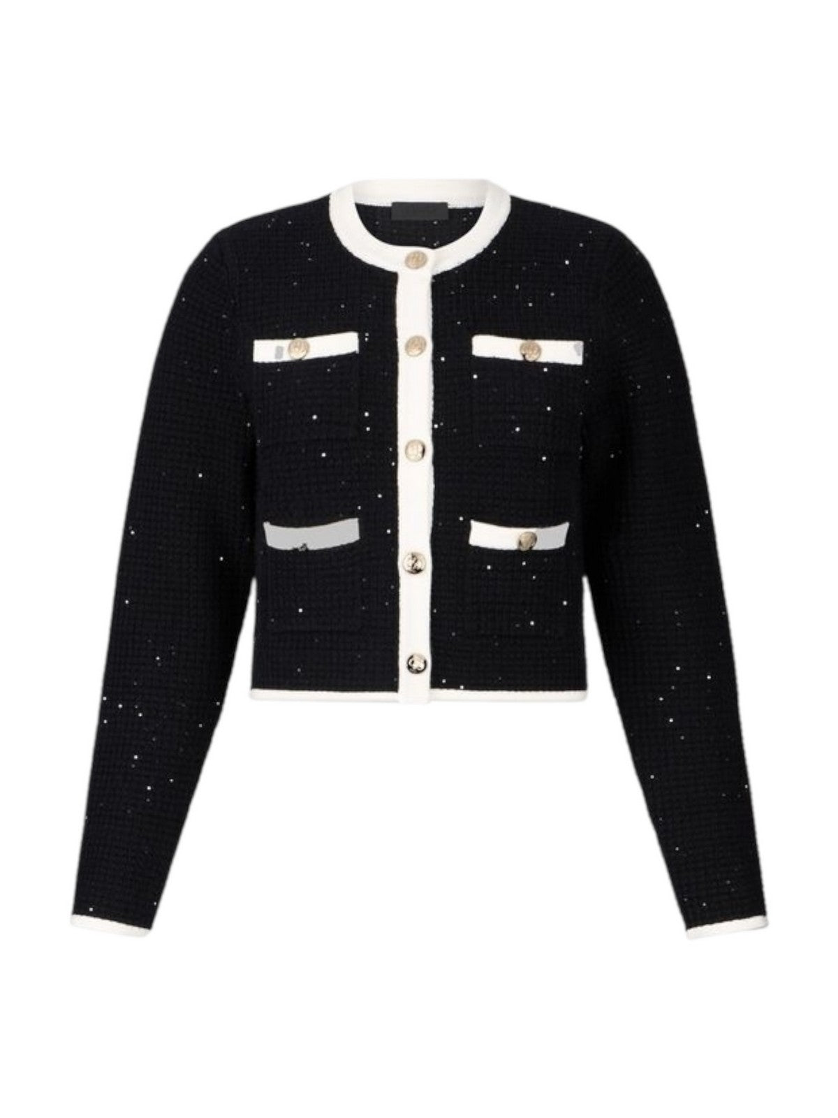 LIU JO BLACK Cardigan Donna  CF5131MS18F 03862 Nero/latte