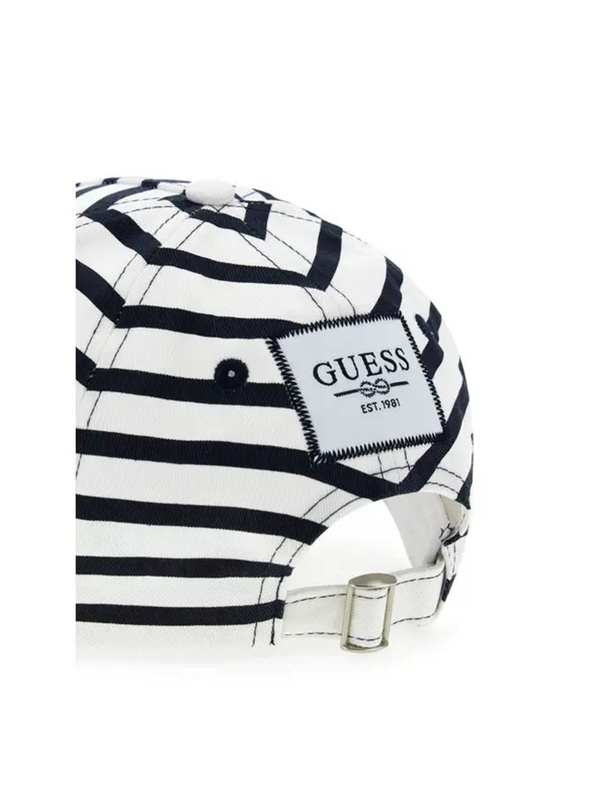 GUESS Cappello Donna CECILIA STRIPED MARINA BASEBAL W6GZ05 W2108 SM1L BLACKENED BLUE AND W