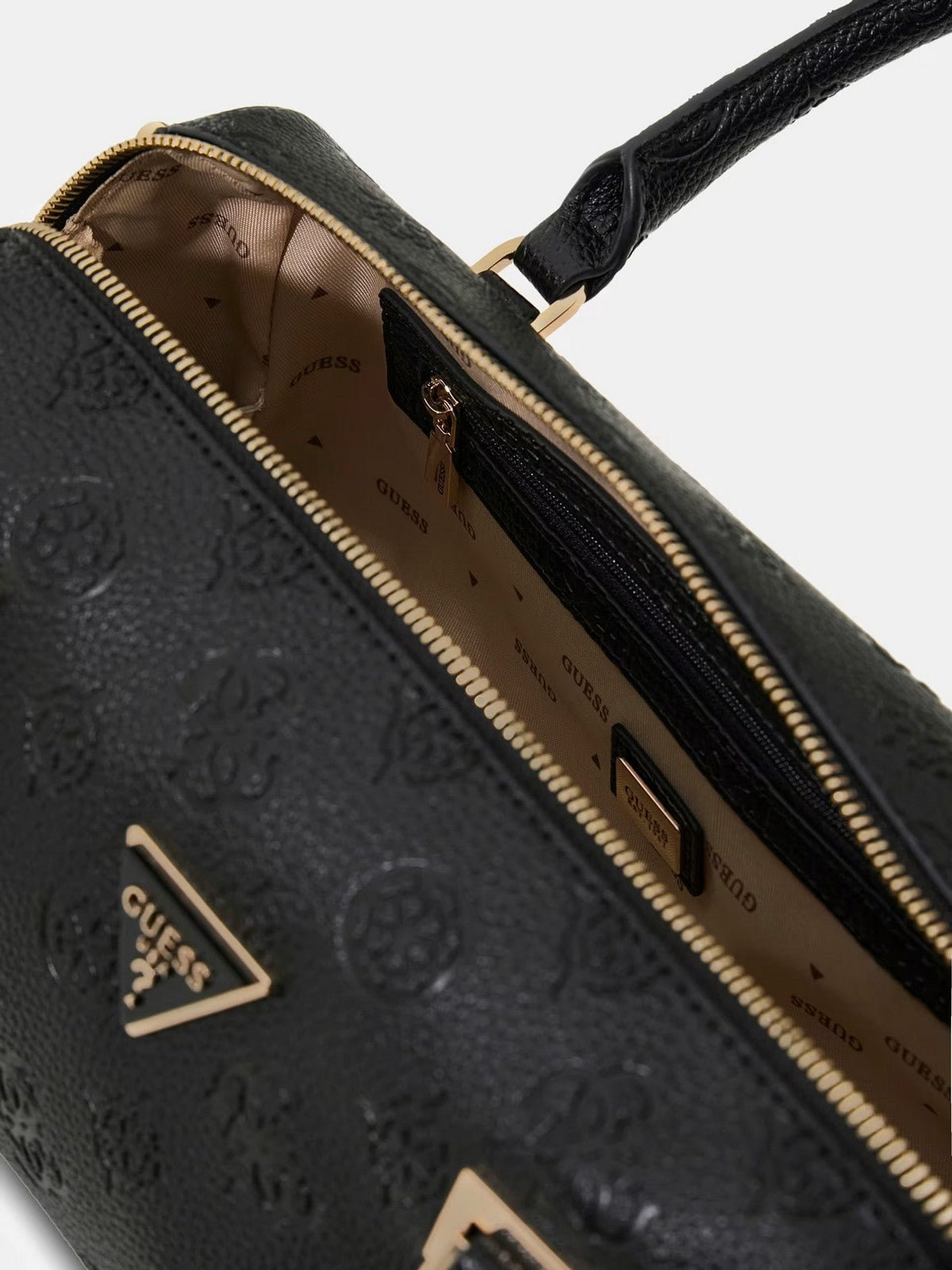 GUESS Borsa Donna CRESIDIA II BOX SATCHEL HWPD98 88080 BLO BLACK LOGO