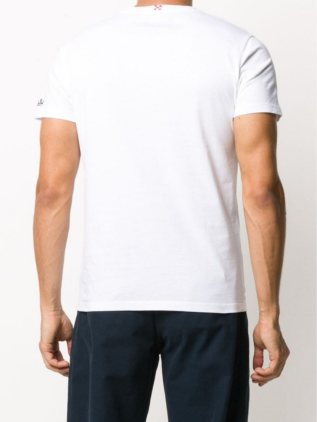 MC2 Saint Barth Camiseta y poste masculino Austin 04835f blanco