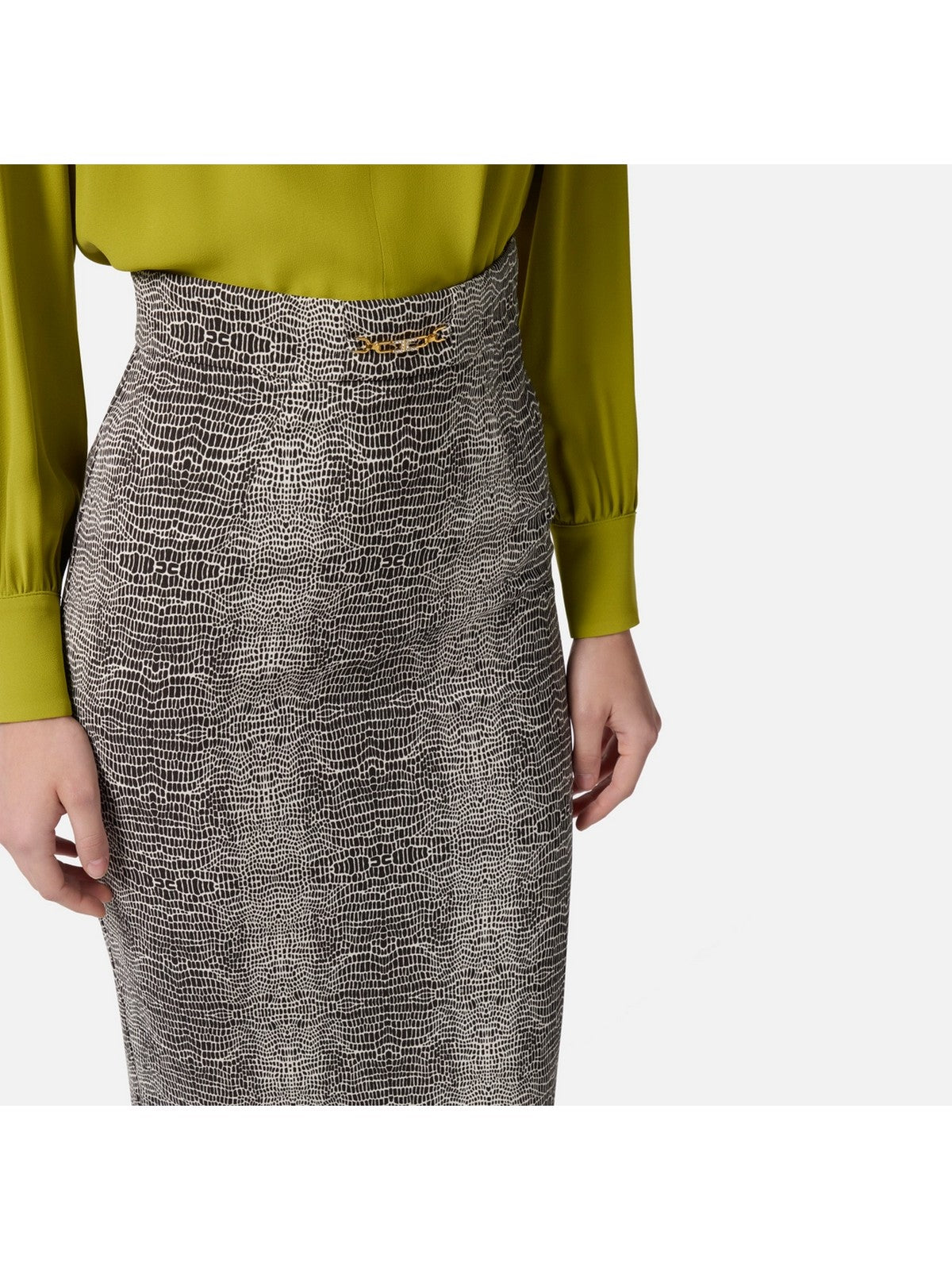 ELISABETTA FRANCHI Gonna Donna  GO14157E2 110 Nero