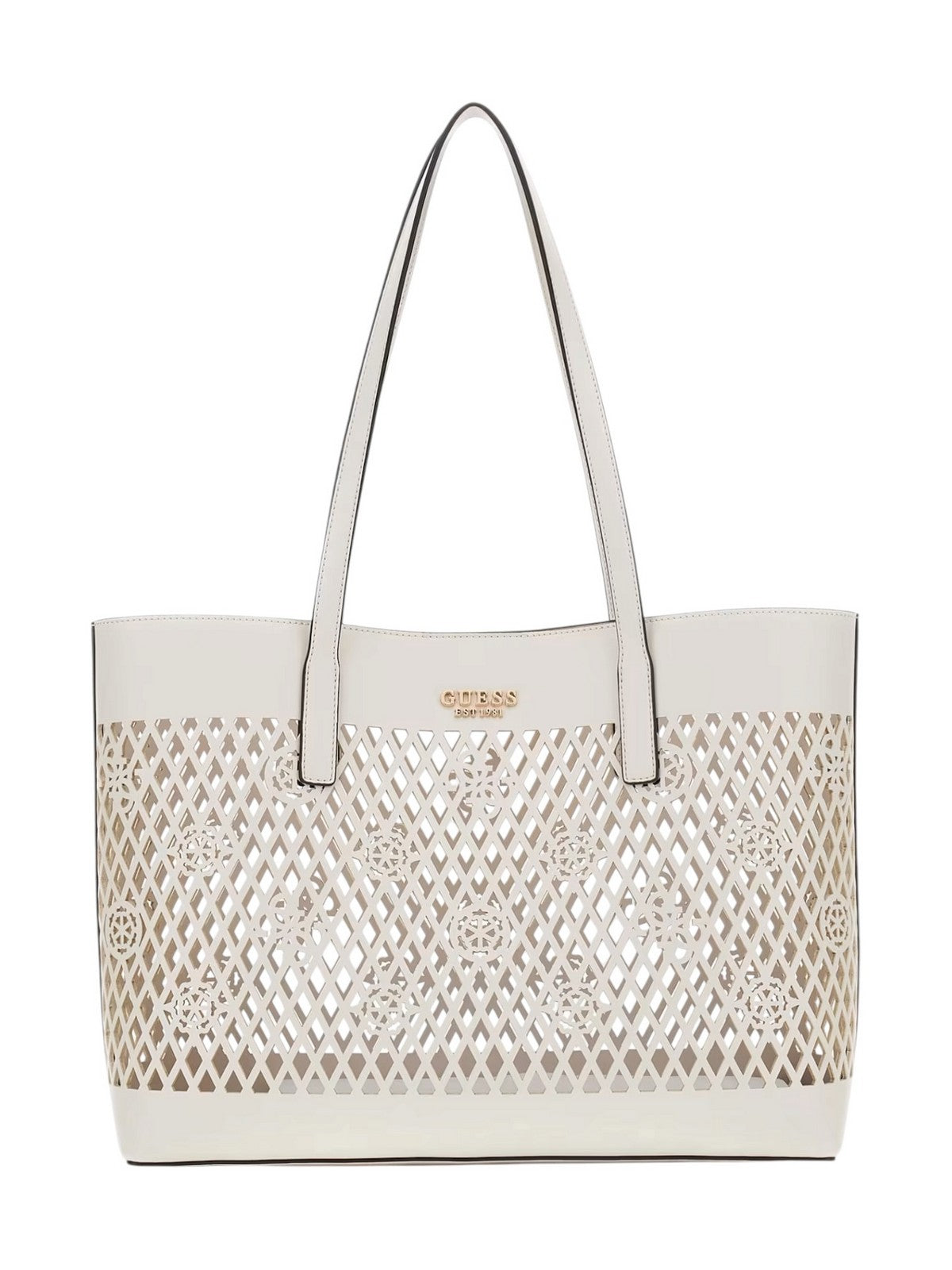 GUESS Borsa Donna LETTY 2 IN 1 TOTE HWPG99 11240 OFF off white