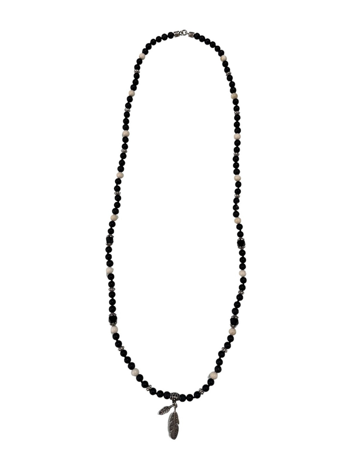 MANCINO MACO 1 Collier Homme Noir