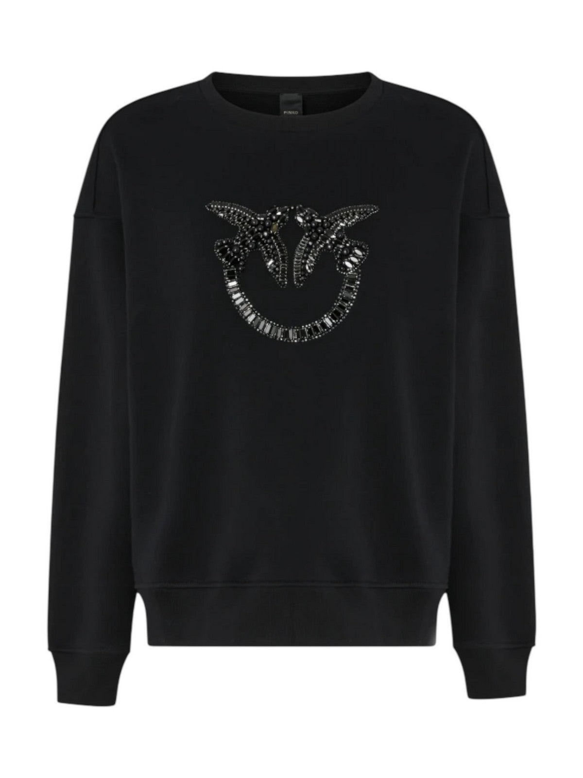 PINKO Felpa Donna NELLY MAGLIA 100534-A2RO Z99 NERO LIMOUSINE gioboutiqueweb