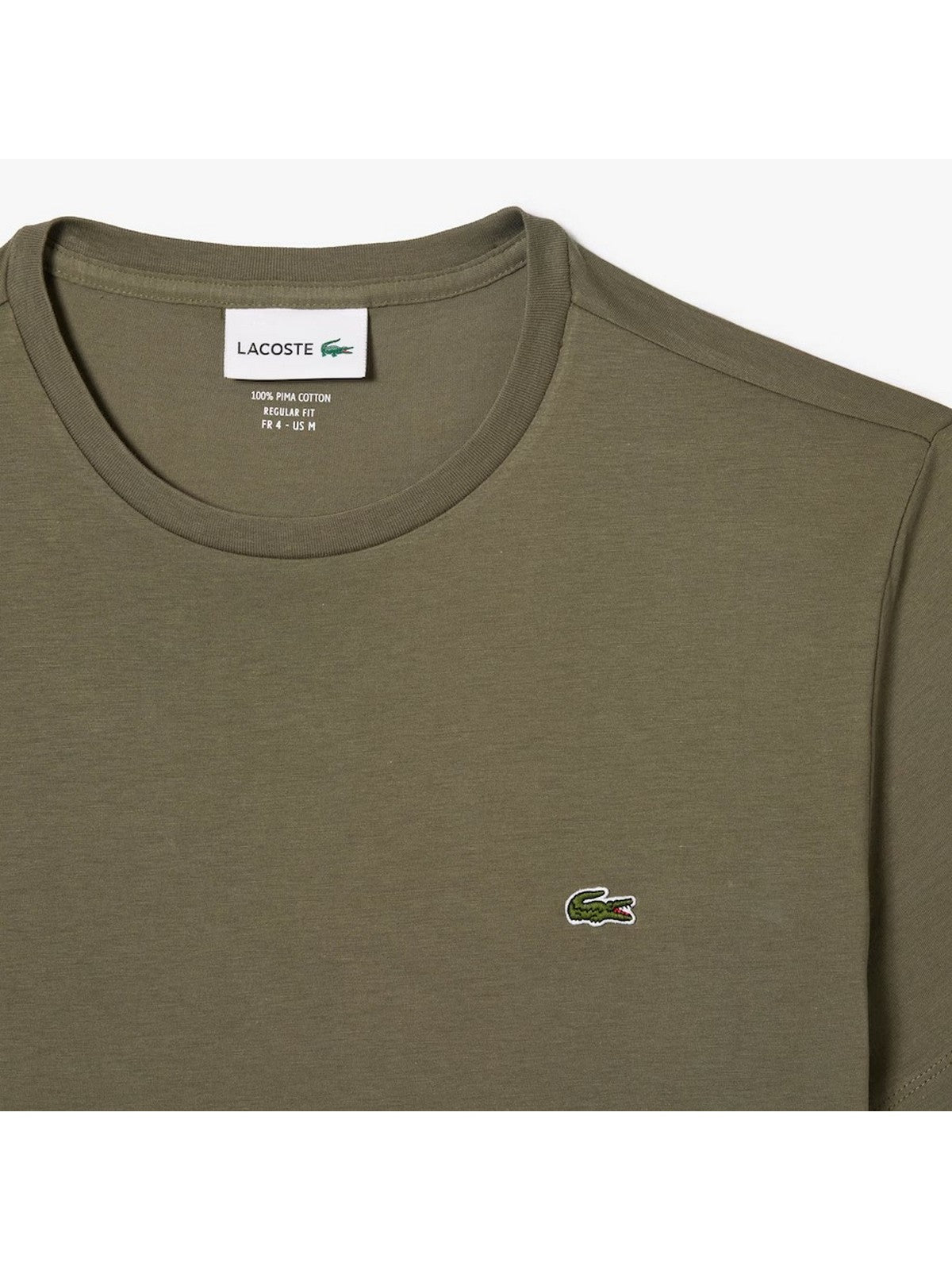 Lacoste T-shirts and men's pole Th6709 316 green