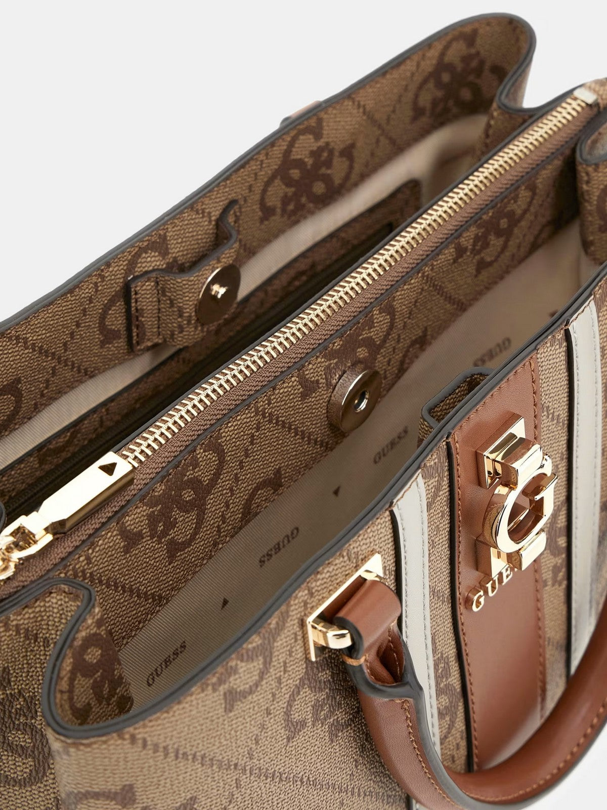 GUESS Borsa Donna ERENIA GIRLFRIEND SATCHEL HWSO78 38060 LTL LATTE LOGO