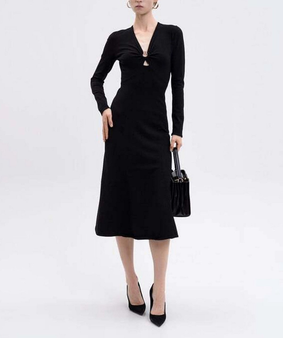 TWINSET Abito Donna MIX VISCOSE NEW FIT 252TP3140 00006 Nero