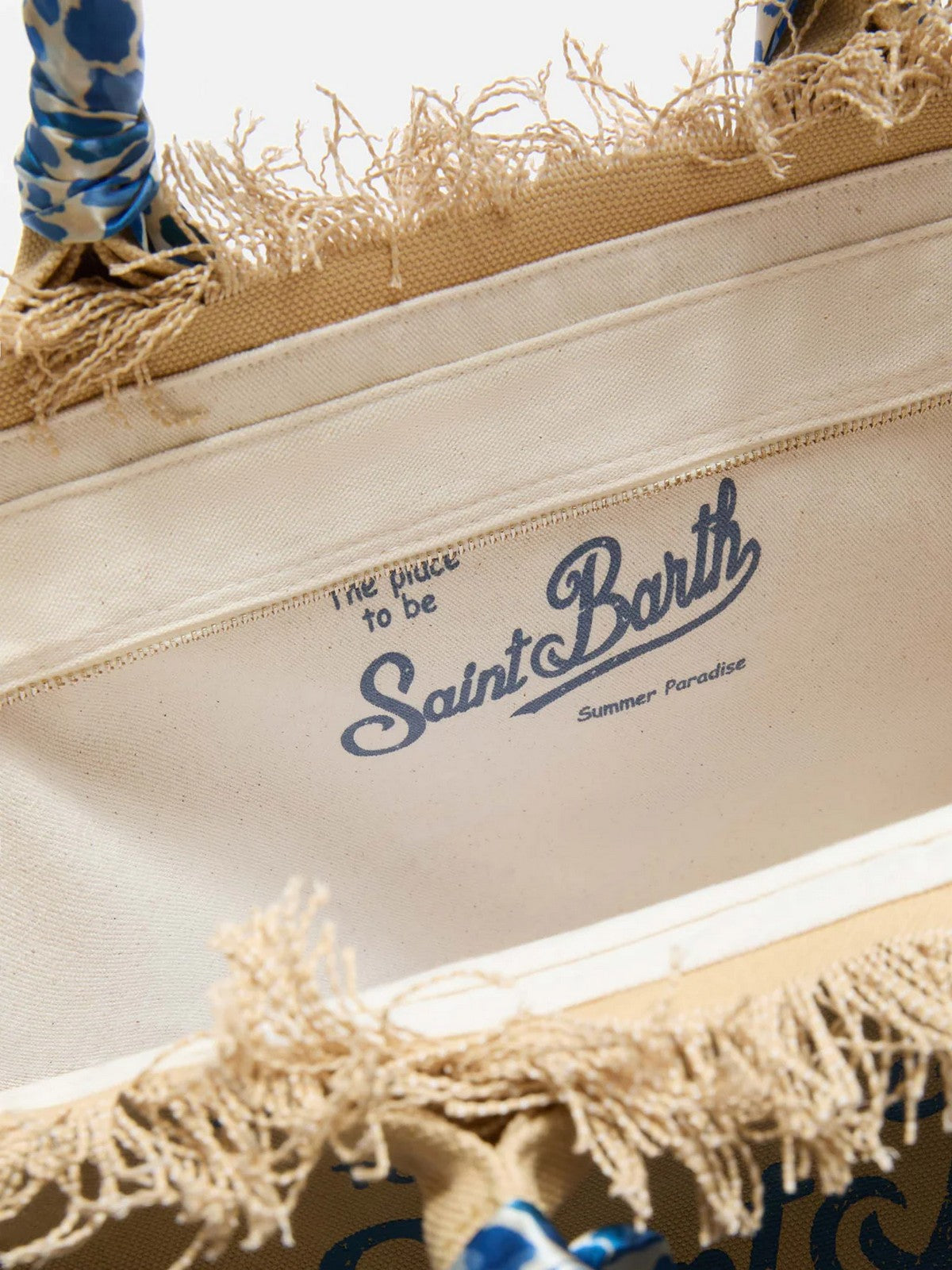 MC2 SAINT BARTH Borsa Donna  VANITY FOULARD 09245L BLUE SAFARI 1136