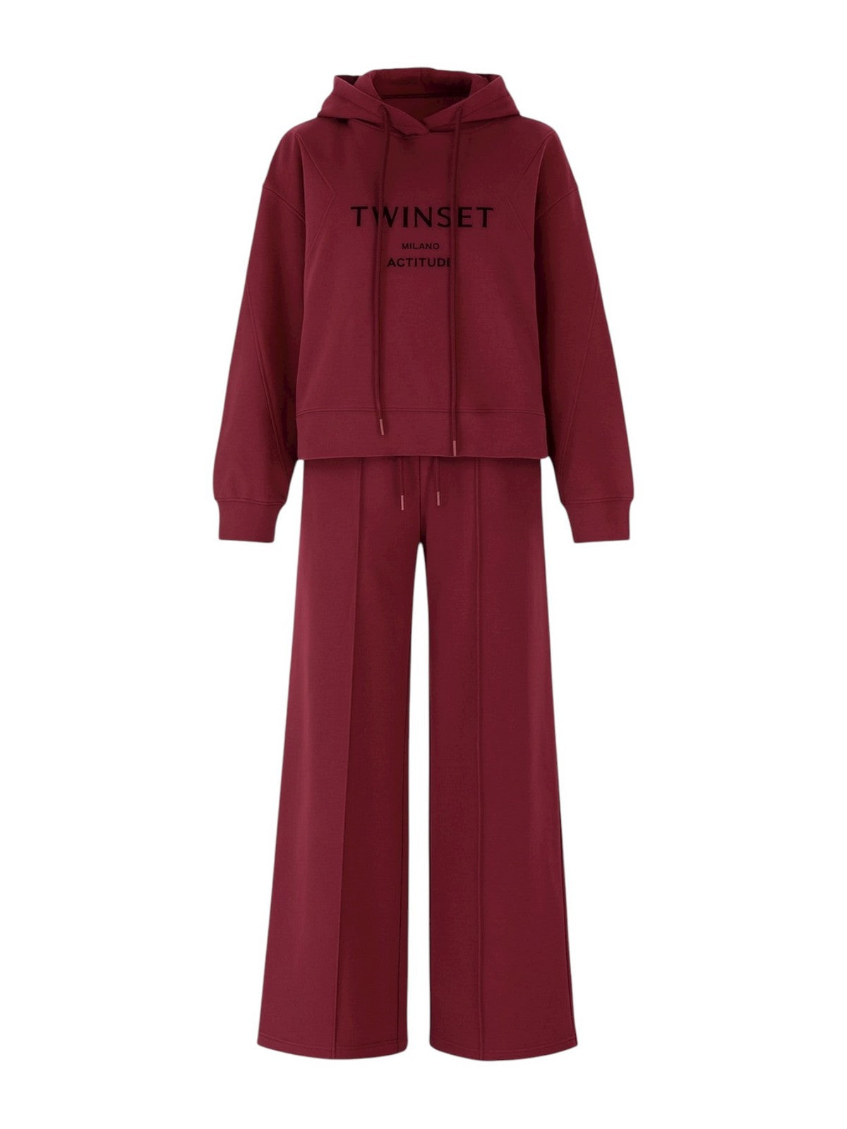 TWINSET Tuta Donna LOGO FLEECE 252TP2681 05609 WINETASTING