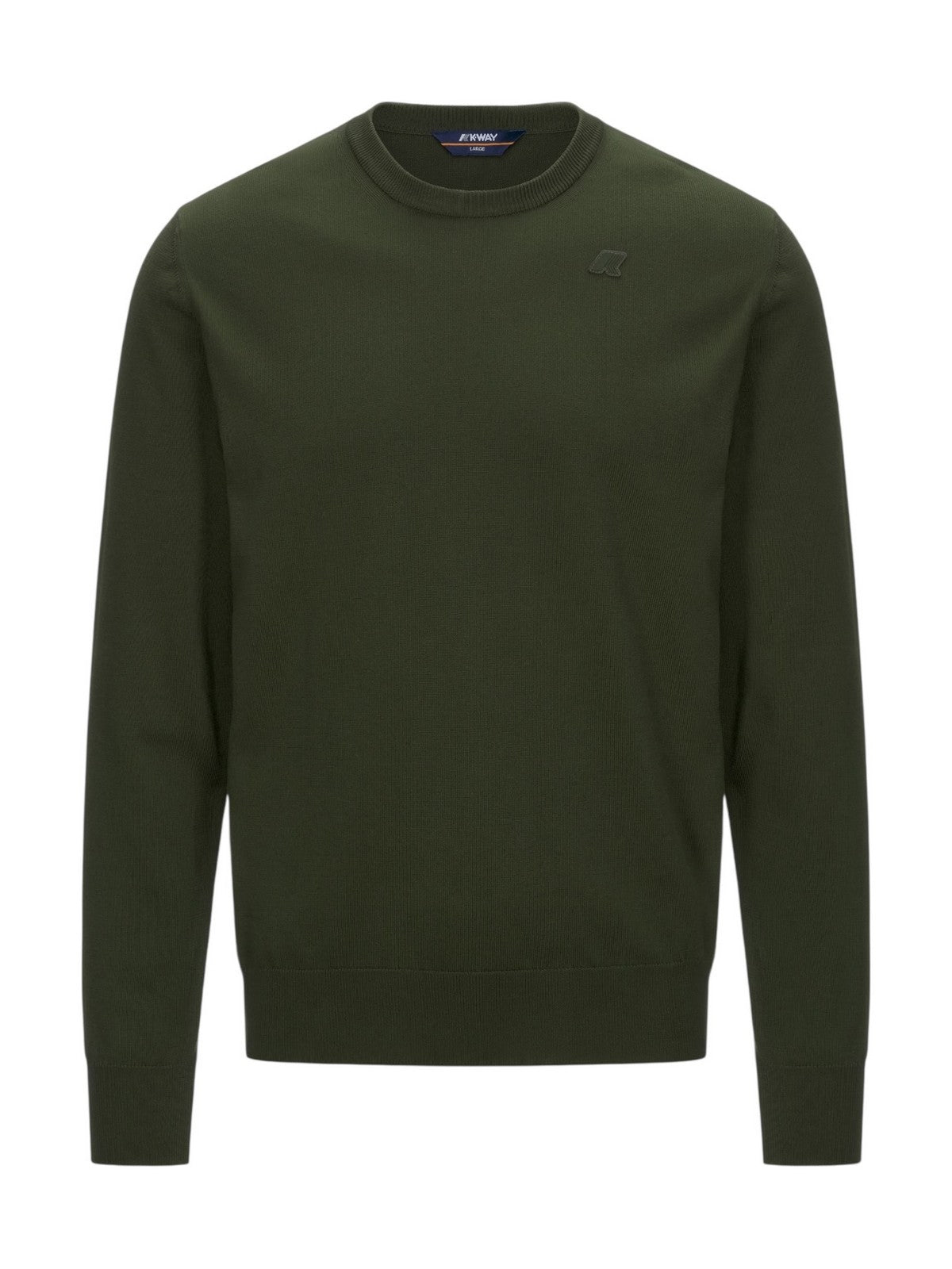 K-WAY Maglione Uomo Sebastien Cotton Ps K4122YW 576 GREEN AFRICA