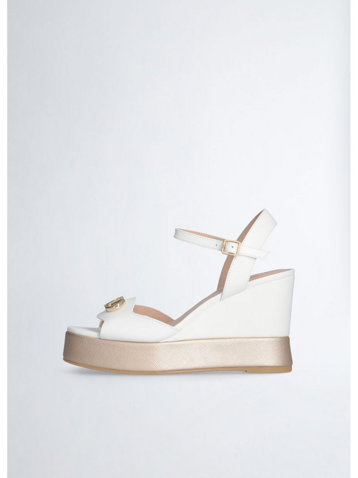 LIU JO Sandalo Donna KAREN 11 SA5117P0102 01065 CALF OFF WHITE gioboutiqueweb