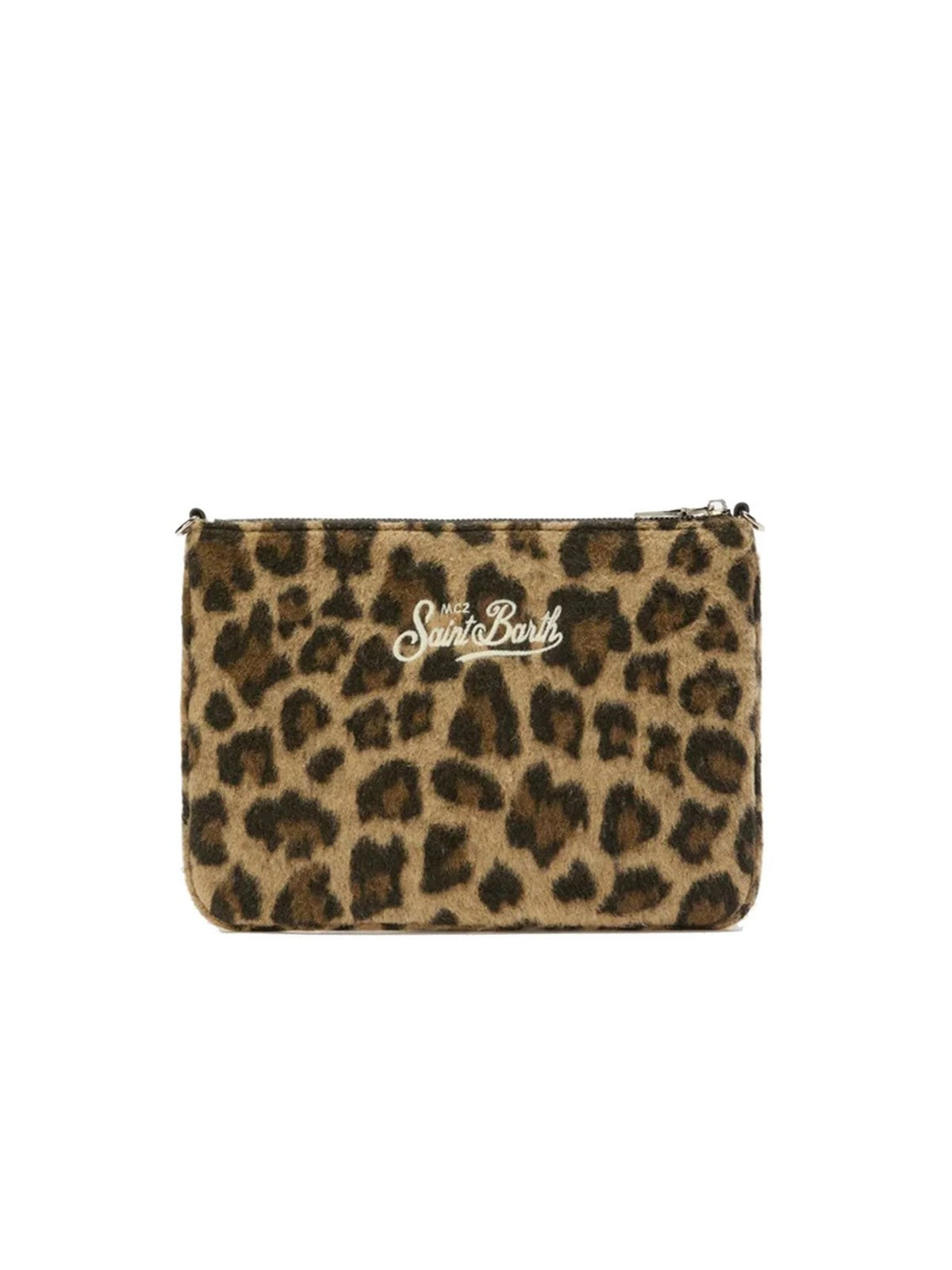 MC2 SAINT BARTH Pochette Donna  PARISIENNE MINI FELT 00223I LEOPARD MIDI 18 EMB