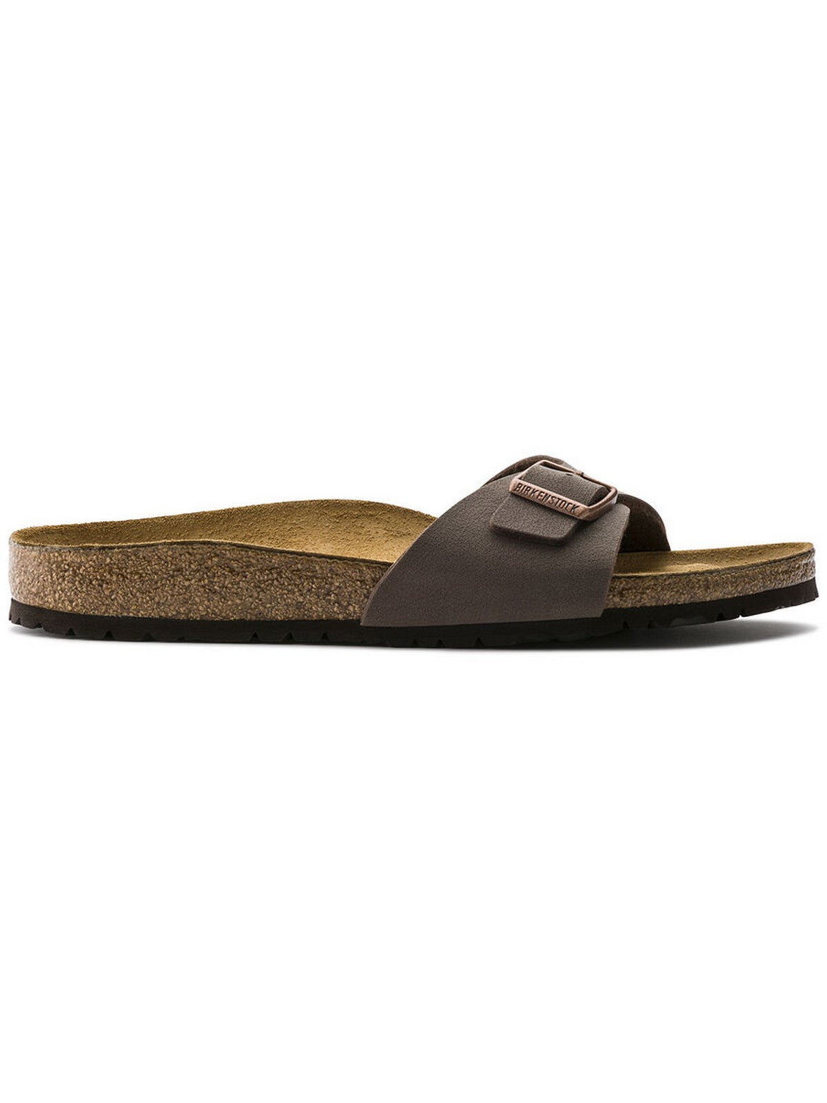 BIRKENSTOCK Sandalo Unisex adulto Madrid mocca, Birkibuc 040093 MOCCA