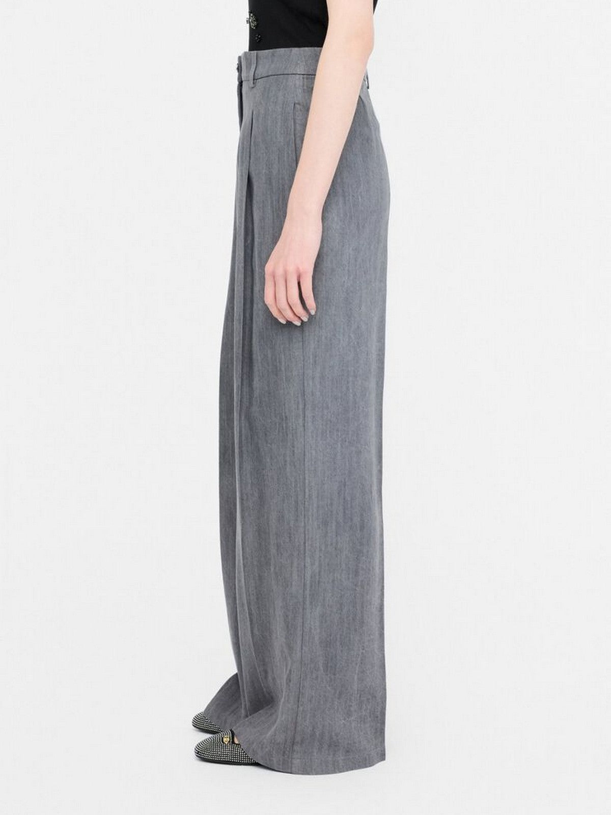 LIU JO BLUE DENIM Pantalone Donna  UF5144D0266 87457 Den.Grey tailoring w