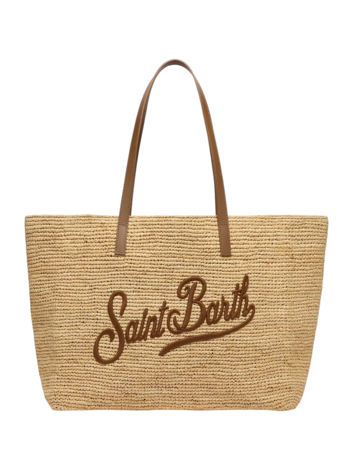 MC2 SAINT BARTH Borsa Donna  RAFFIA CITY 00358L 1118 LEATHER EMB