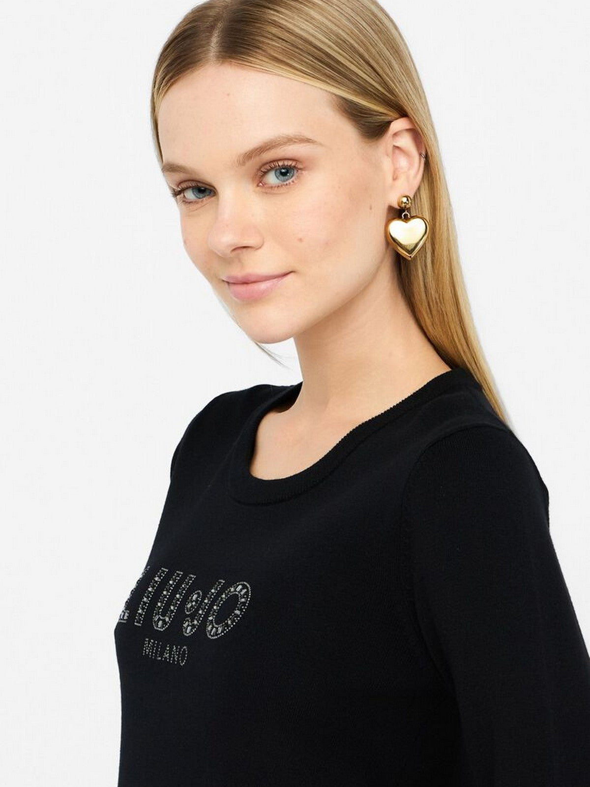 LIU JO SPORT Maglia Donna  TF5248MS63L 22222 Nero