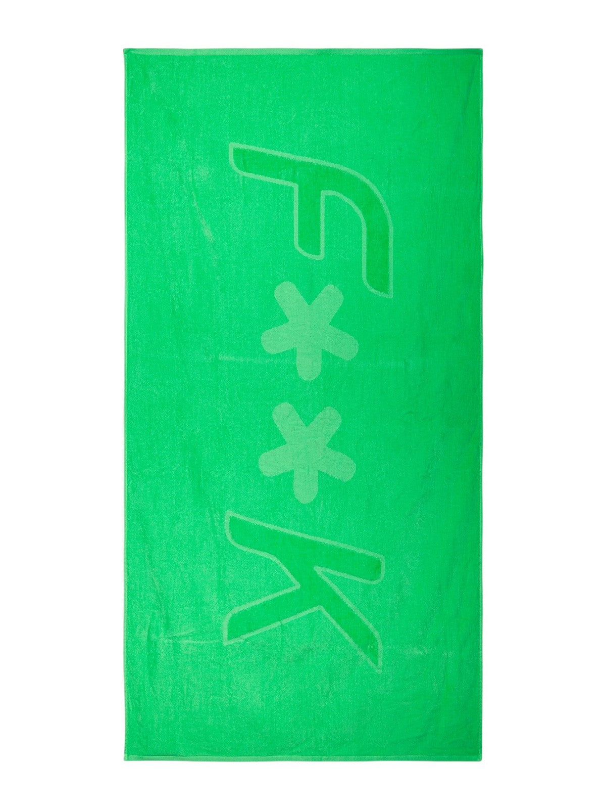 F**K Serviette de plage femme FK24-A270GN Vert