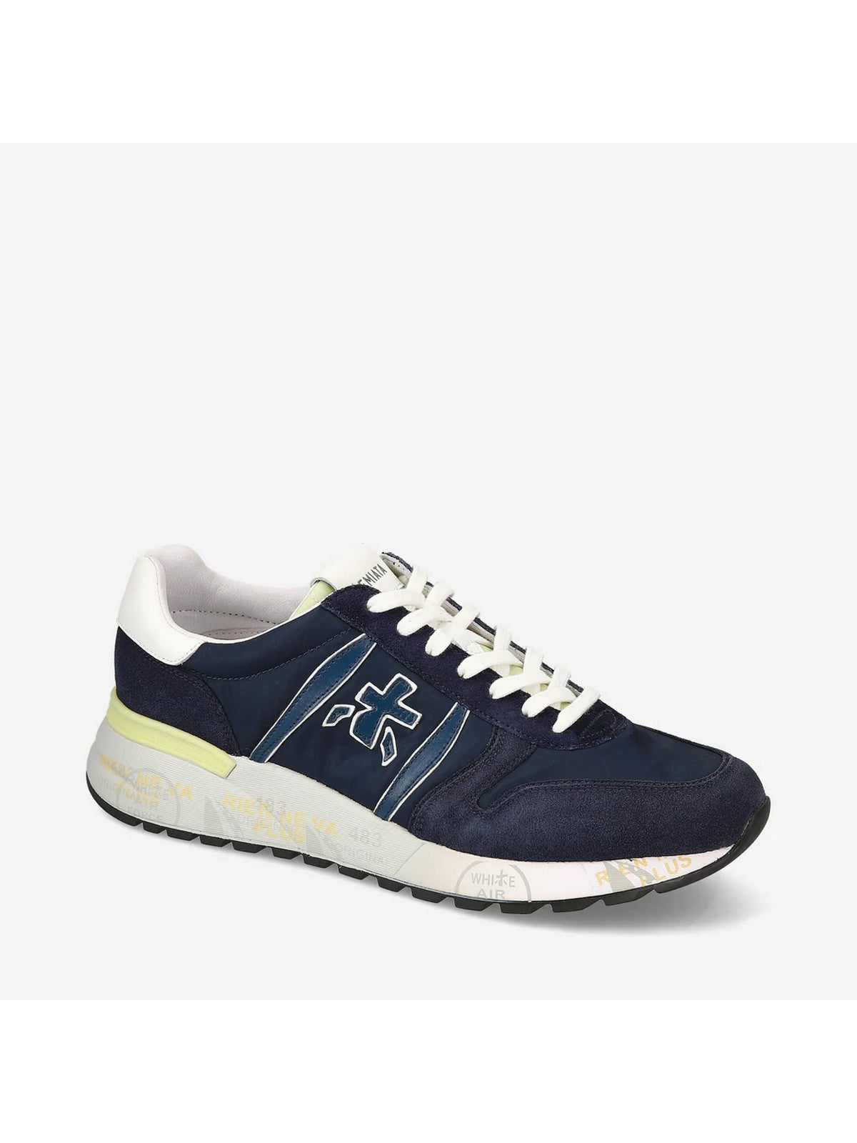 Verliehen Männer Sneaker Lander Var 6634 Blau