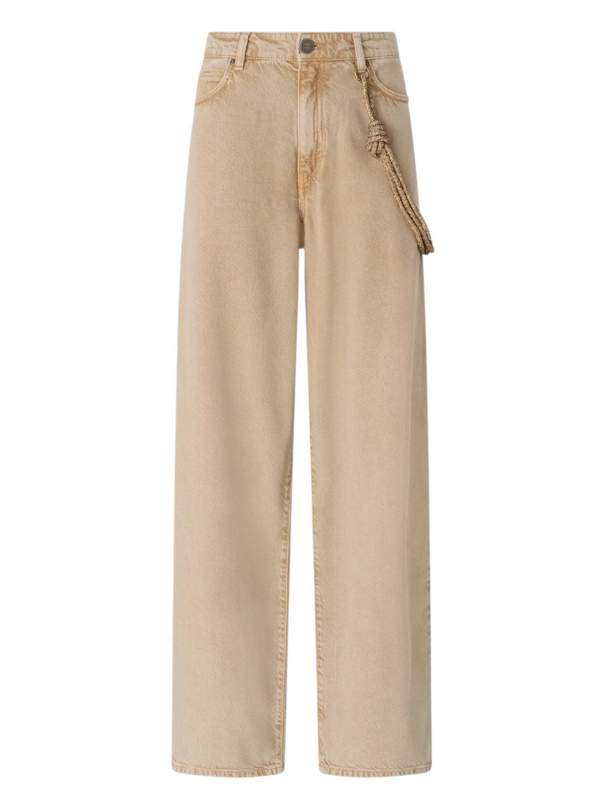 PINKO Jeans Donna LAURYN LOOSE BULL 104601-A33R C88 BEIGE-MACROCISTIDE