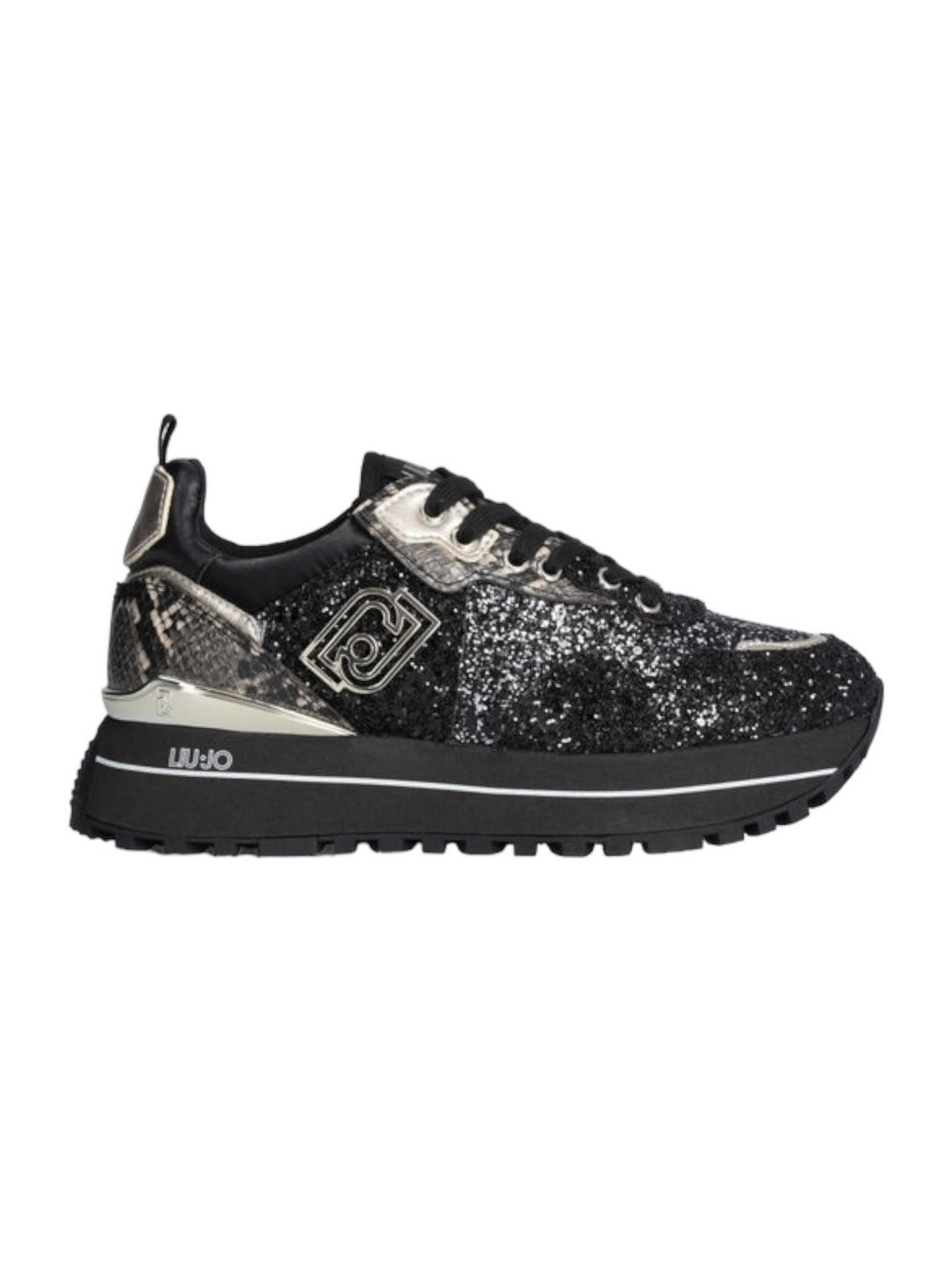 Liu Jo Sneaker Frau Liu Jo Maxi Wonder 01 BF4001TX007 22222 Schwarz