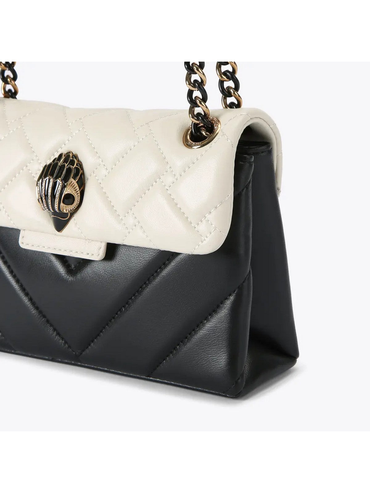 KURT GEIGER Borsa Donna MINI KENSINGTON BAG E 2723201109 BLK/WHITE BLK/WHITE