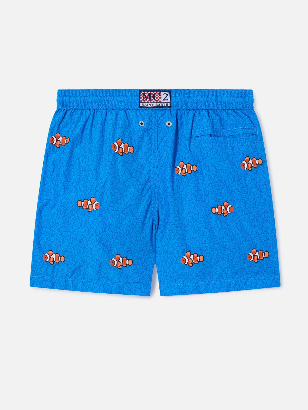 MC2 SAINT BARTH Costume da bagno Bambini e ragazzi  JEAN LIGHTING EMBROIDERY 02162L CLOWNFISH CORAL 17