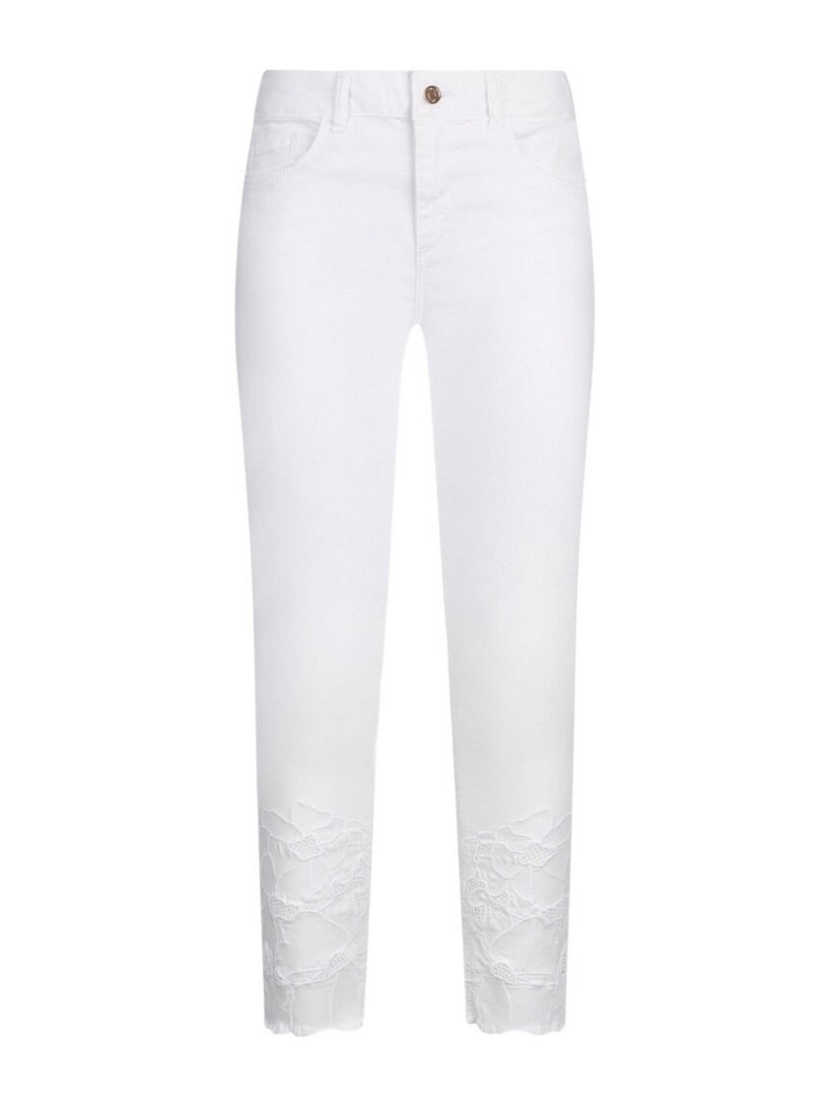 LIU JO WHITE Pantalone Donna  WA6260T367A P9255 Bco ottico ric.flowe