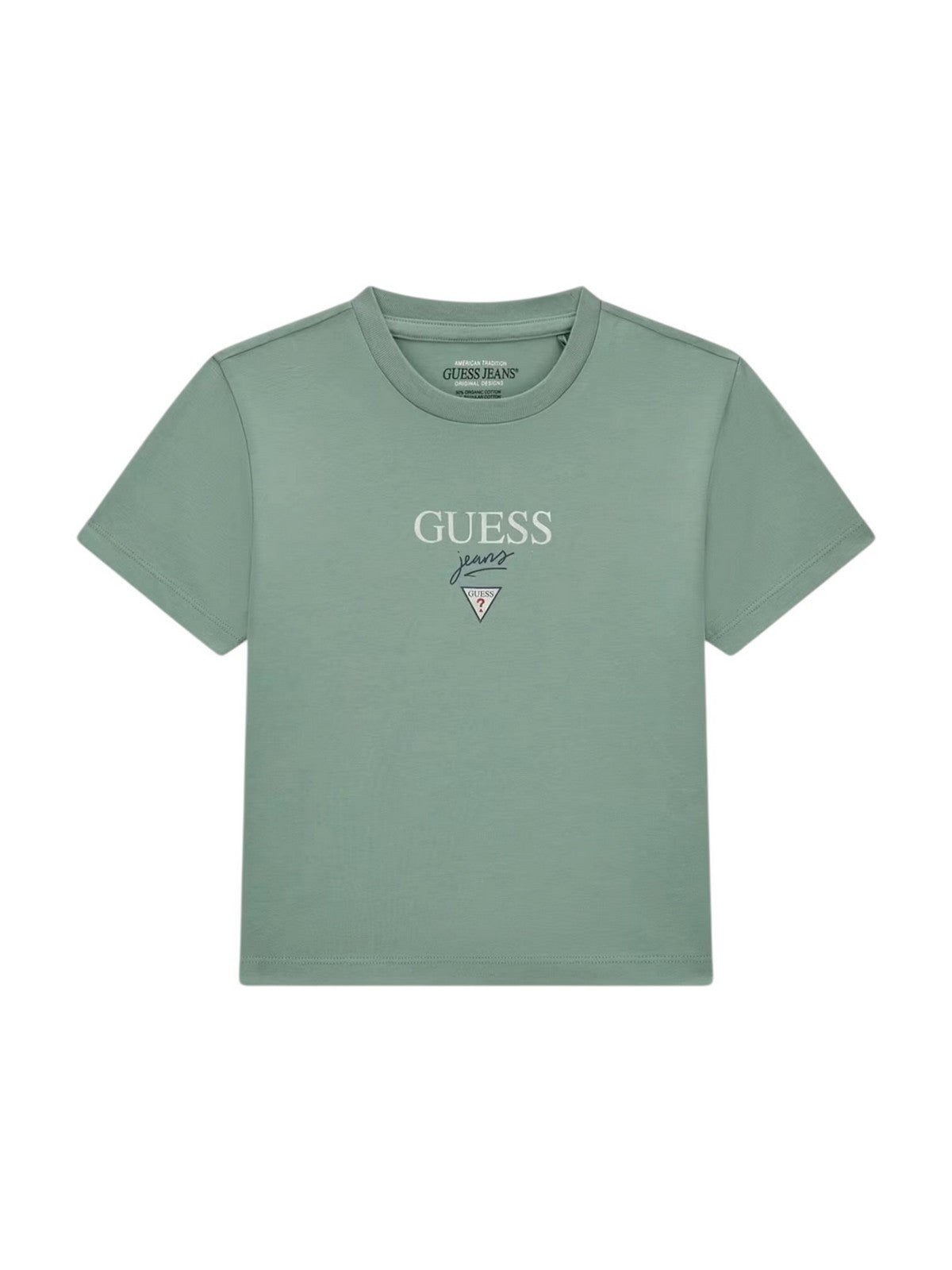 GUESS T-shirt Donna GJ SS CN BABY BAKER TEE W6RI15 J1314 G8FD SALVIA GREEN