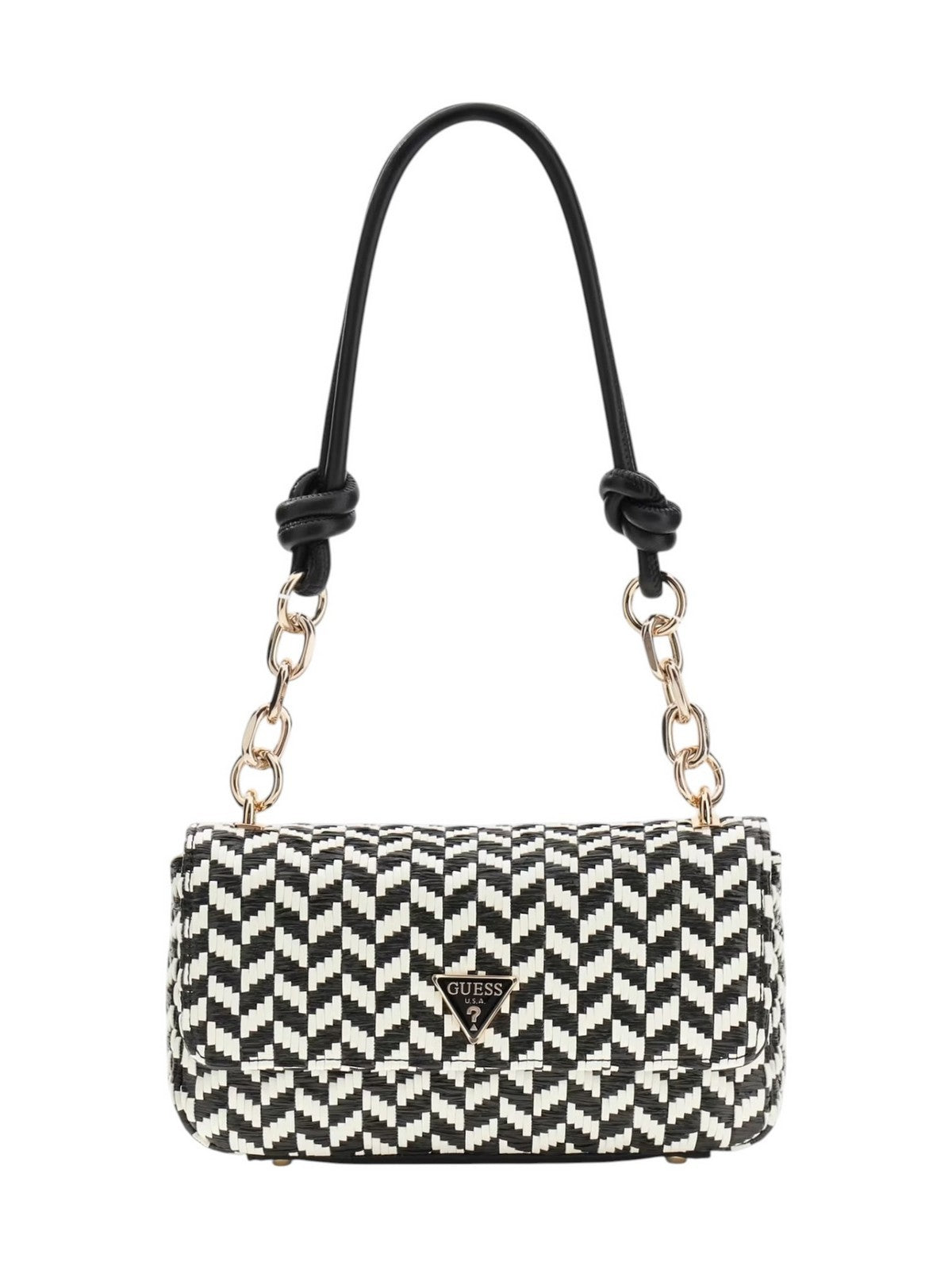 GUESS Borsa Donna TESSI FLAP SHOULDER BAG HWWG76 91190 BML BLACK MULTI