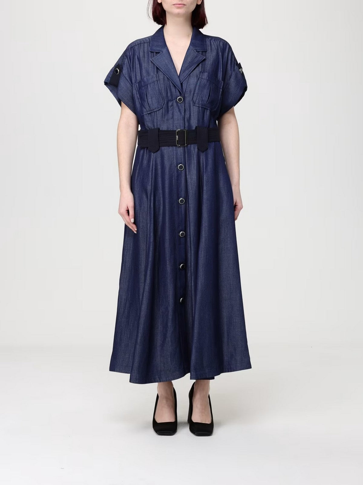LIU JO BLUE DENIM Abito Donna  UA6315D0335 77000 NORMAL WASH