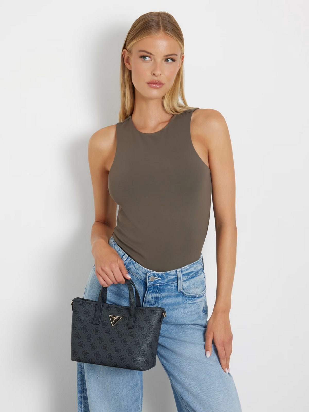 Zgadnij torebka damska Latona Mini Tote HWSG92 11750 Clo Grey