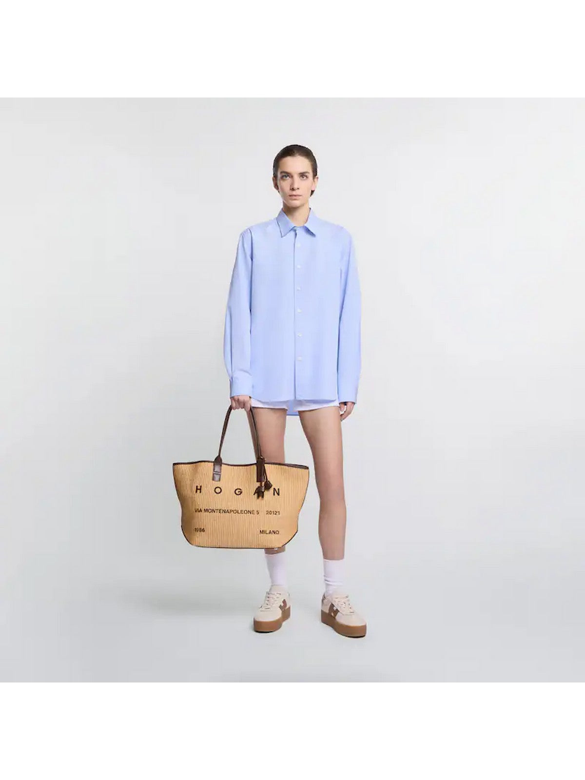 HOGAN Borsa Donna  KBW01TA5300UYI7E06 C013(CREMA CHIARO)+S610(COCONUT)