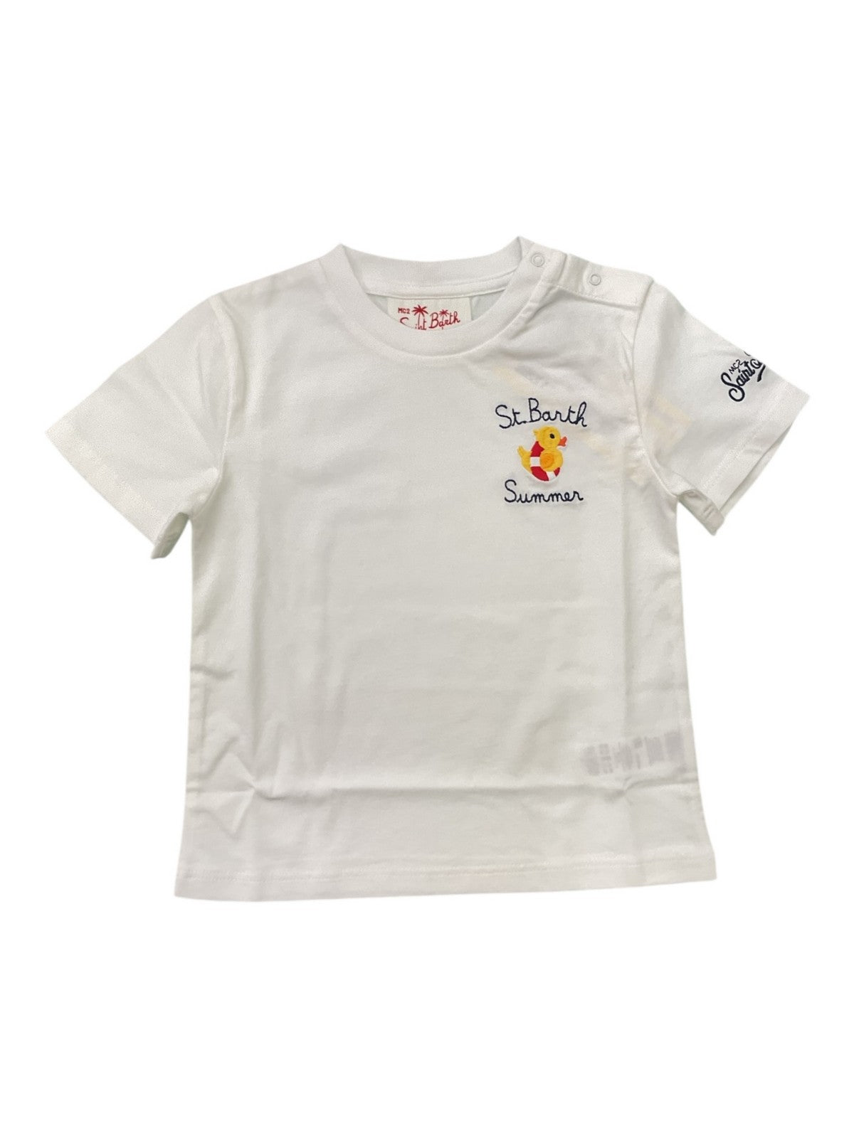 MC2 SAINT BARTH T-shirt Bambini e ragazzi  PORTOFINO JR 02181L DUCKY SB SUMMER 01N EMB