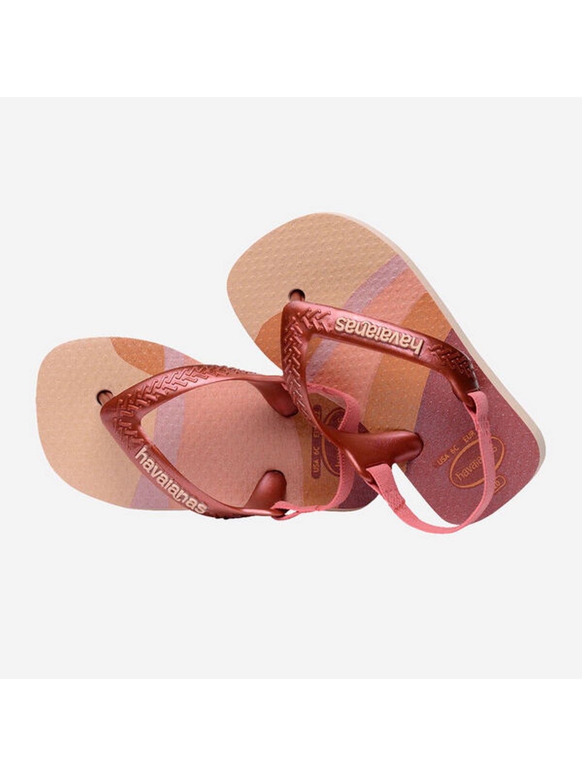 Havaianas Flip Flops Mädchen und Mädchen haben. Baby Mini Me 4148946.7268 Rosa