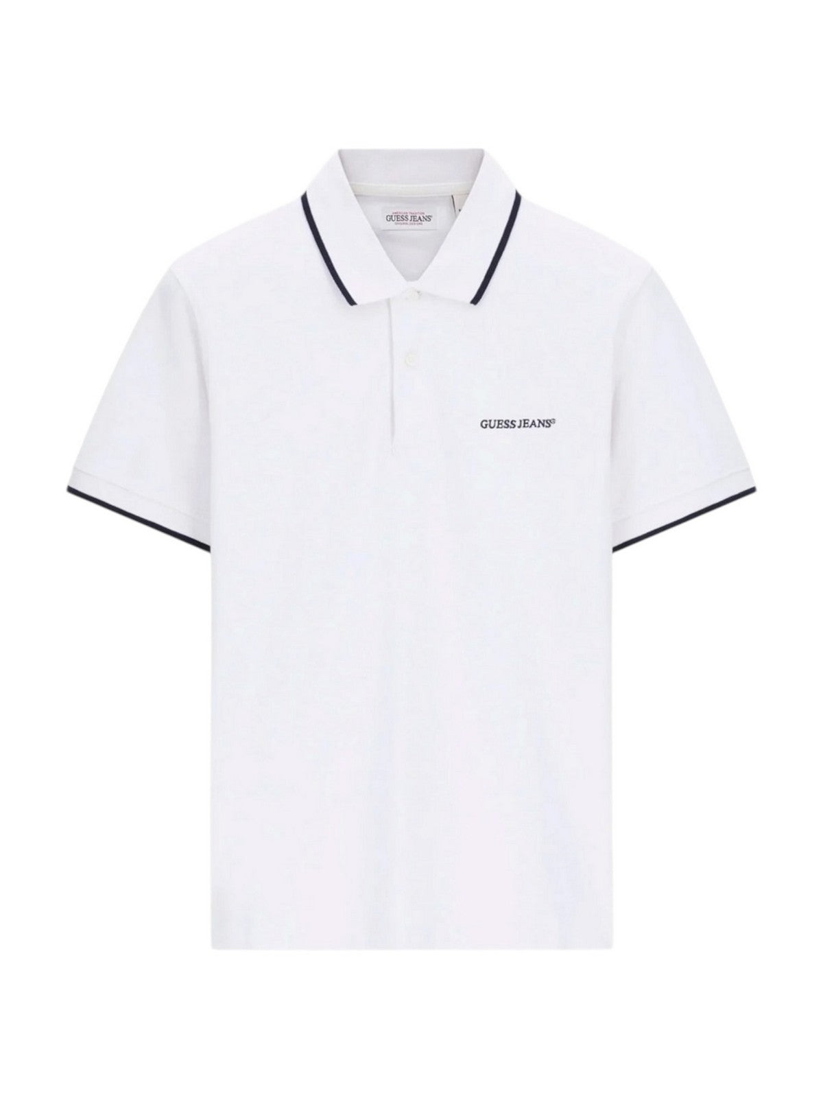 GUESS Polo Uomo GJ REG EMBRO SS POLO TIPPING M6RP24 KCJV1 SM0Q PURE WHITE DARING OC