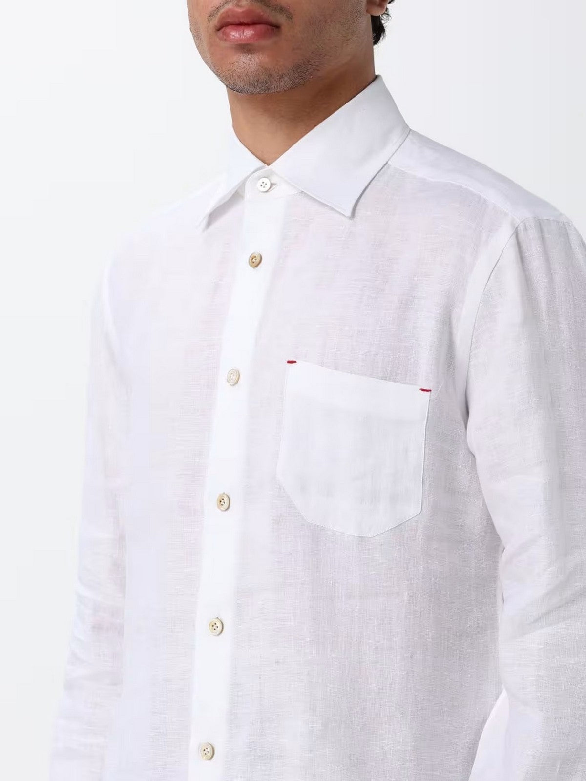 KITON Camicia Uomo  UMCNERH0969002001 WHITE
