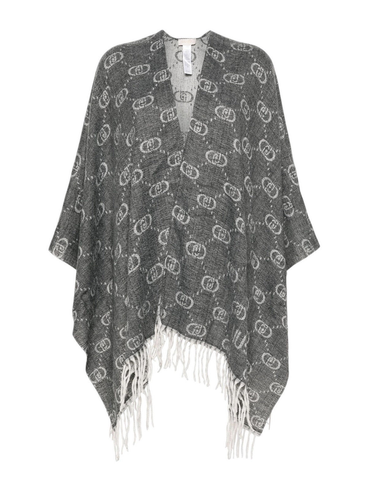 LIU JO SOFT Poncho Donna  2F4015T0300 71502 Grigio gioboutiqueweb