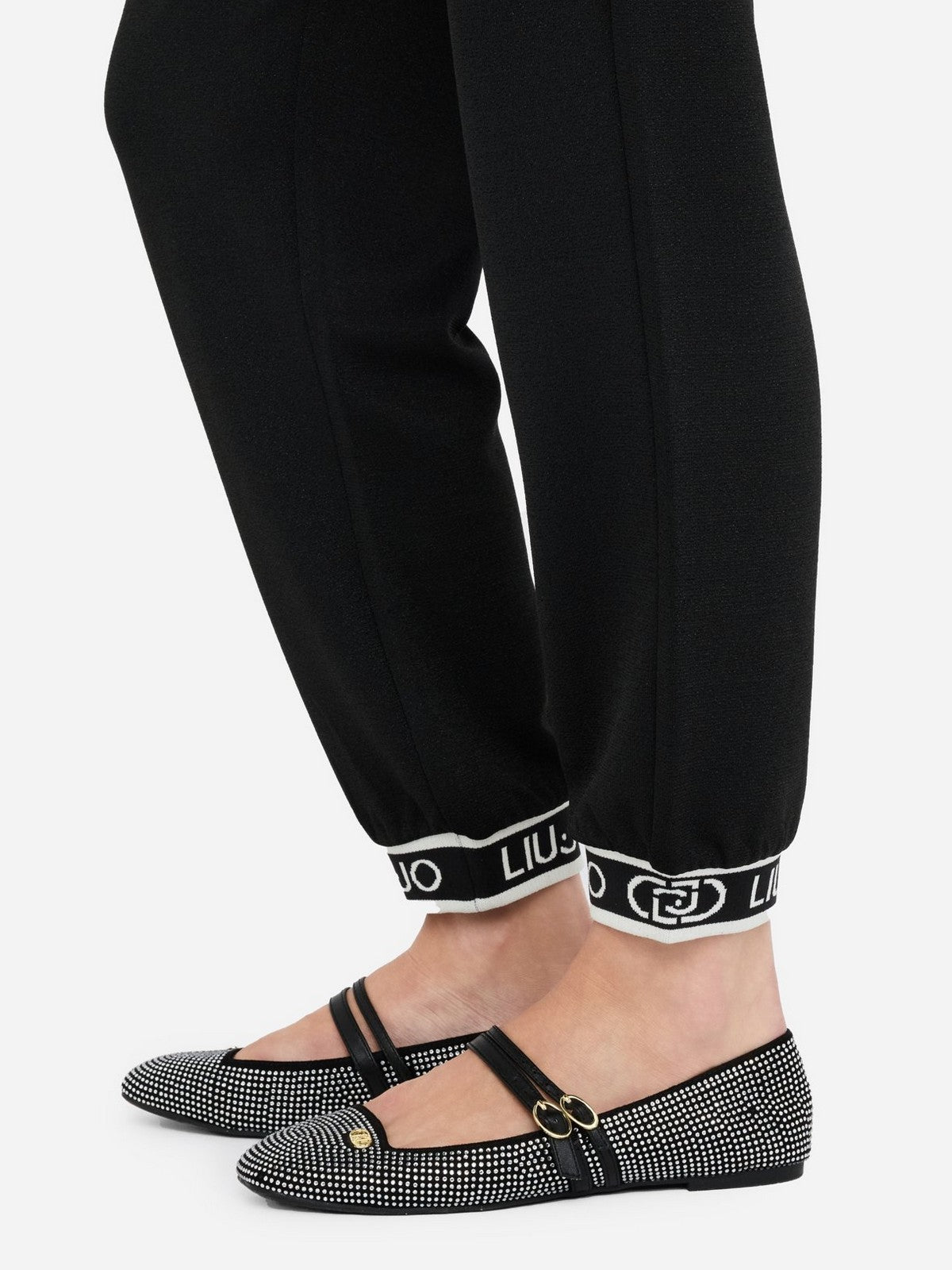 LIU JO SPORT Woven Pants Donna  TF5284J4747 R9342 Nero/nero lux