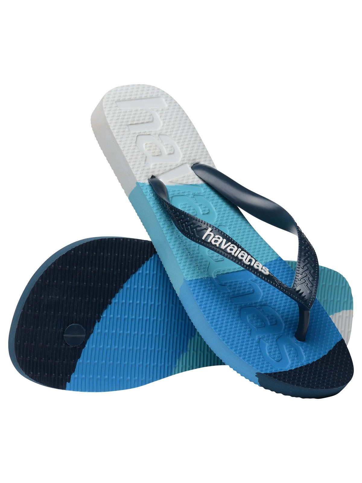 HAVAIANAS Infradito Uomo Hav. Top logomania colors II 4147526.5558 Blu gioboutiqueweb