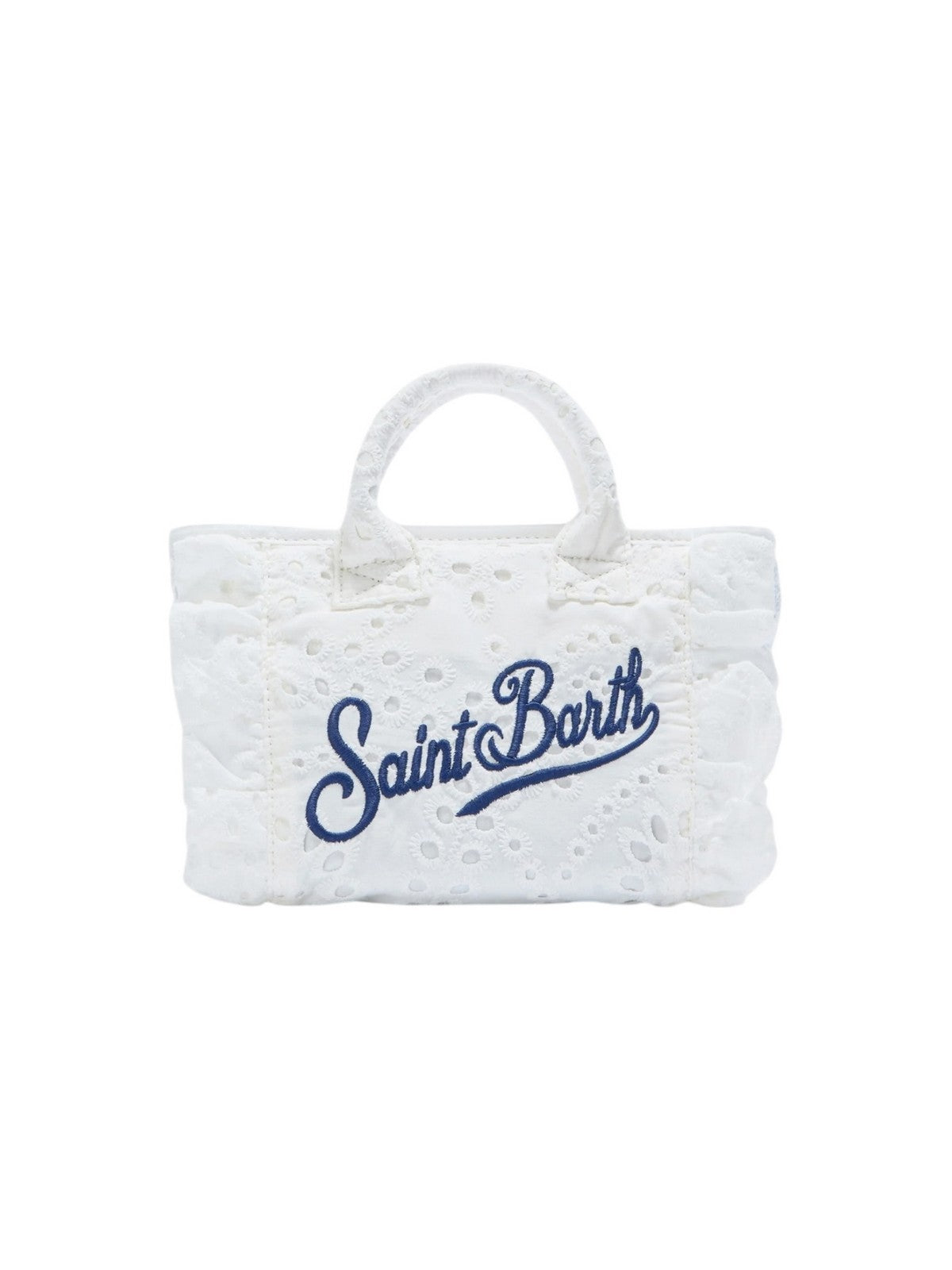 MC2 SAINT BARTH Borsa Donna  VANITY MINI VOLANT 00434L COTTON FLOWER EMBROIDERY 01 EMB