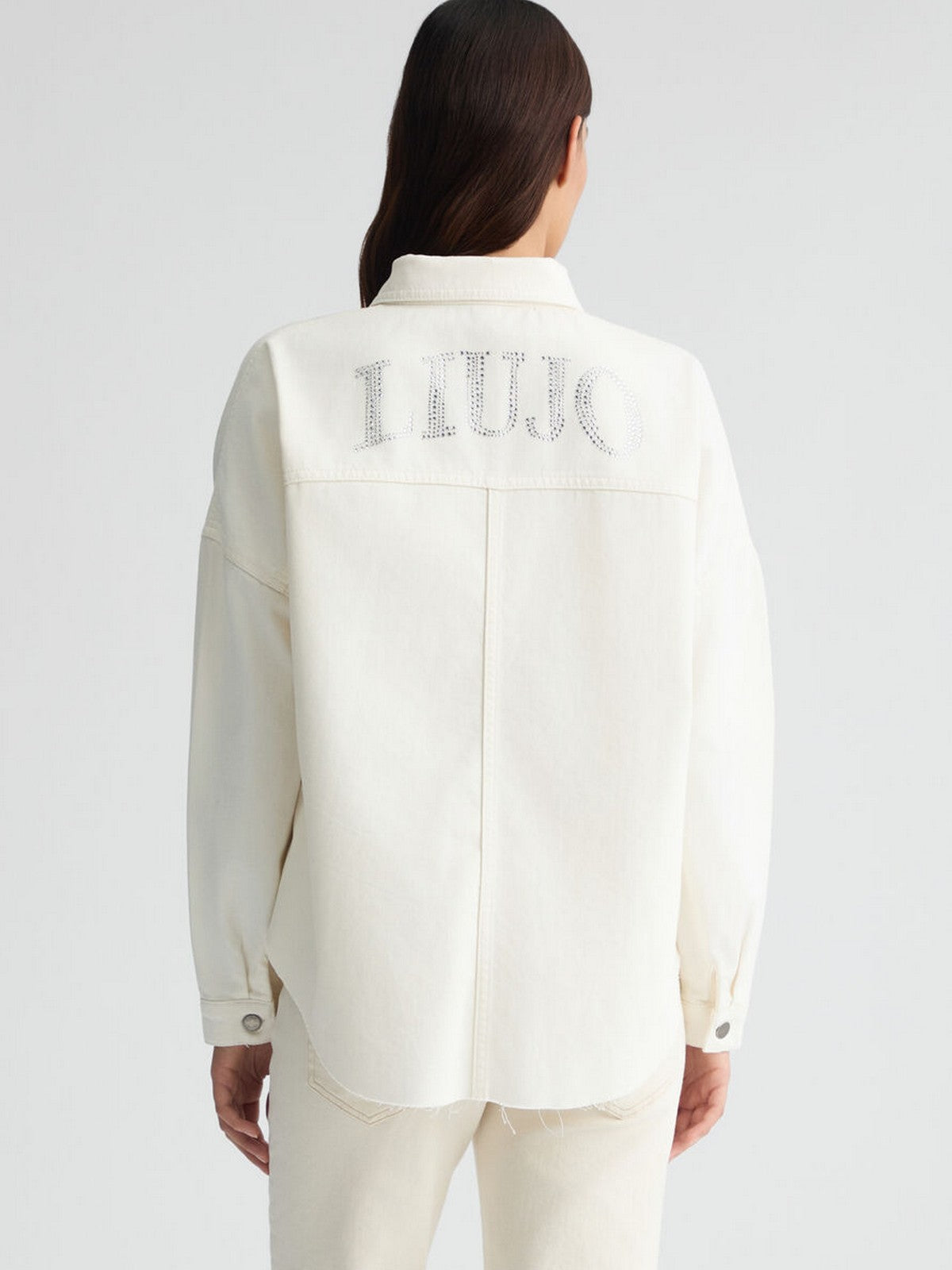 LIU JO BLUE DENIM Giubbino Donna  UA5165DS069 10701 Bianco