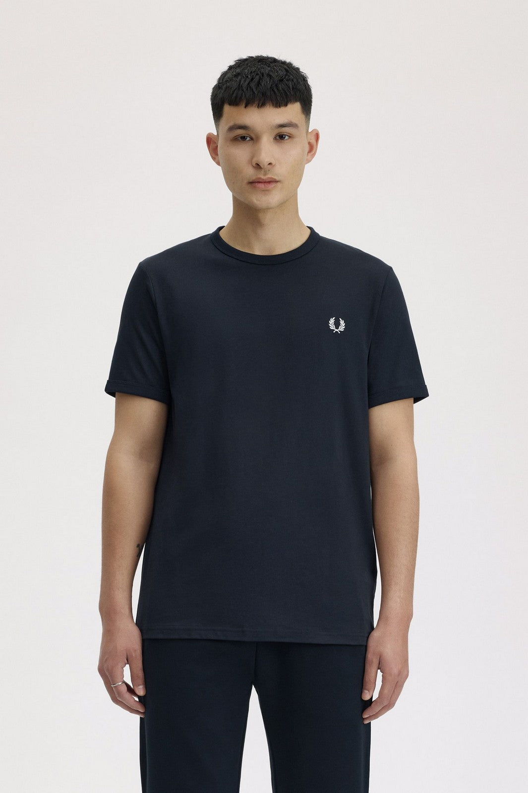 FRED PERRY T-shirt Uomo FP RINGER T-SHIRT FP-M3519-57 608 NAVY
