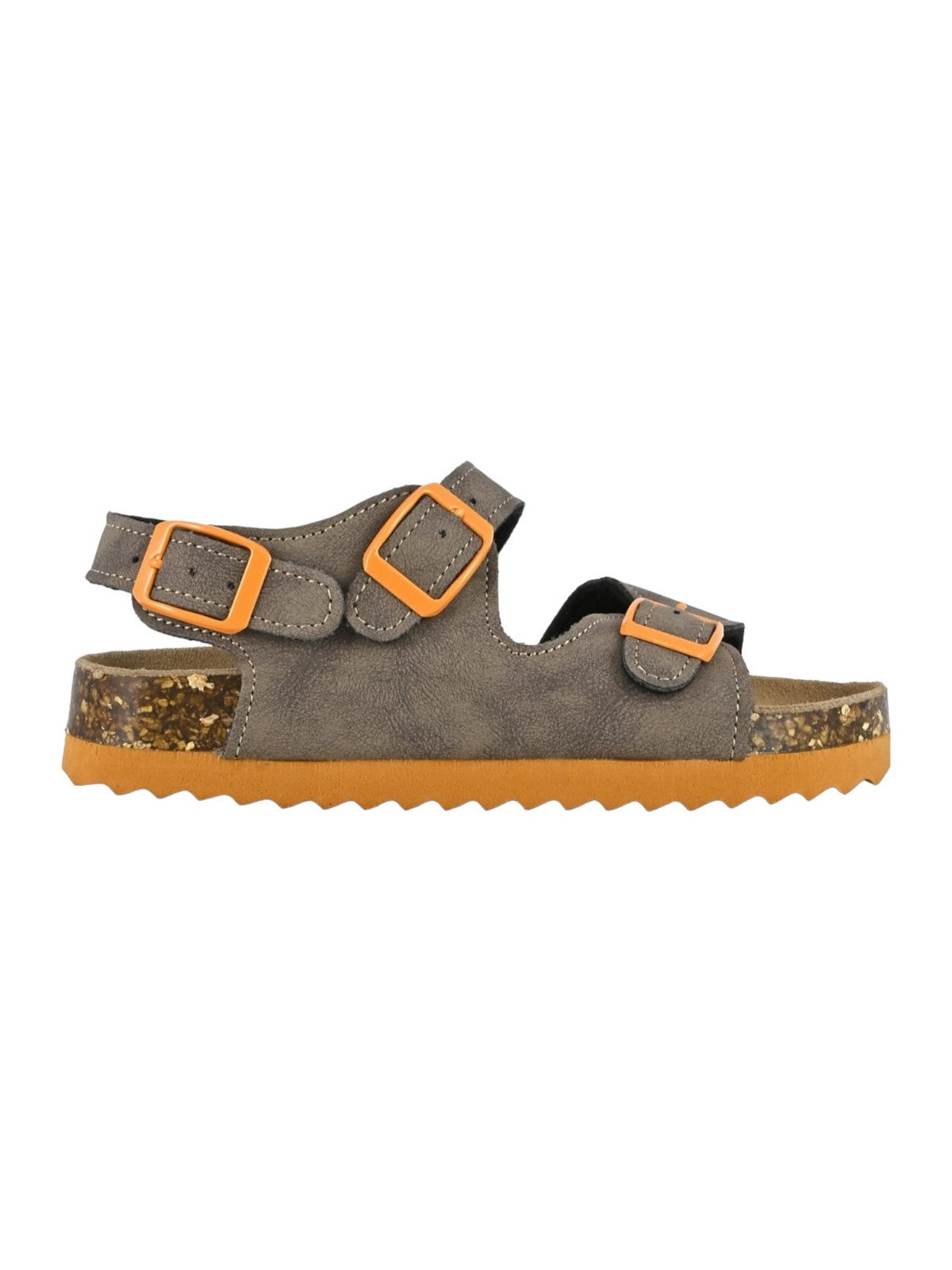 Farben der kalifornischen Sandalo Kinder und Jugendlichen Jungen Sandal 3 Schnallen HC.2412 Bro Marrone