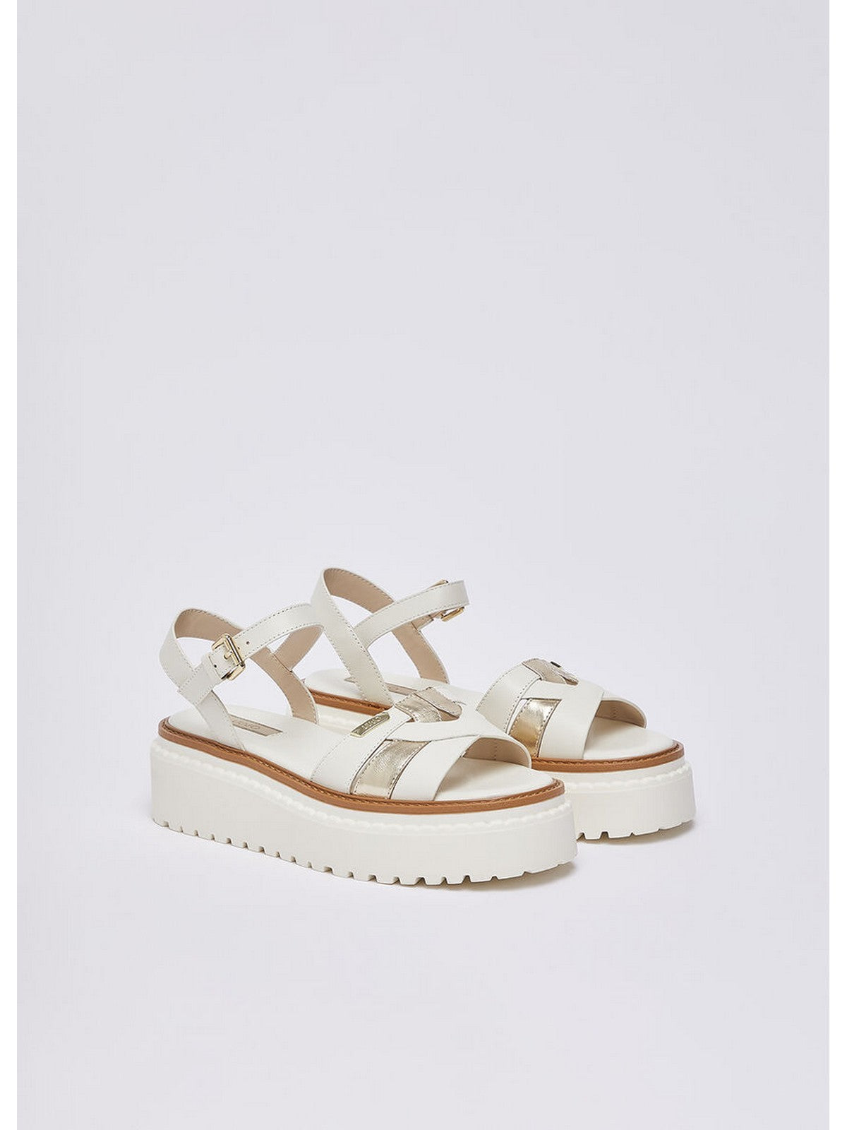 LIU JO Sandalo Donna Bessie SA6159PX026 S1874 MILK/LIGHT GOLD