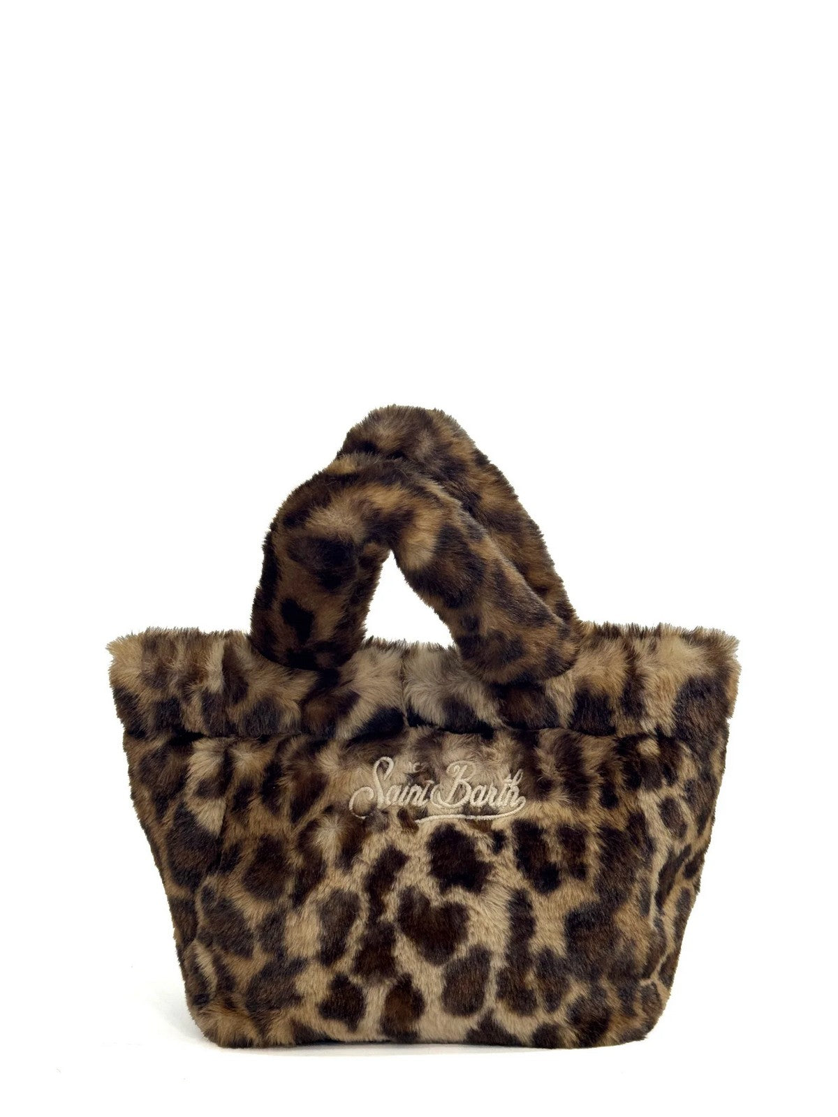 MC2 SAINT BARTH Borsa Donna  VANITY MINI SOFT FUR 00291I LEOPARD 1910 EMB